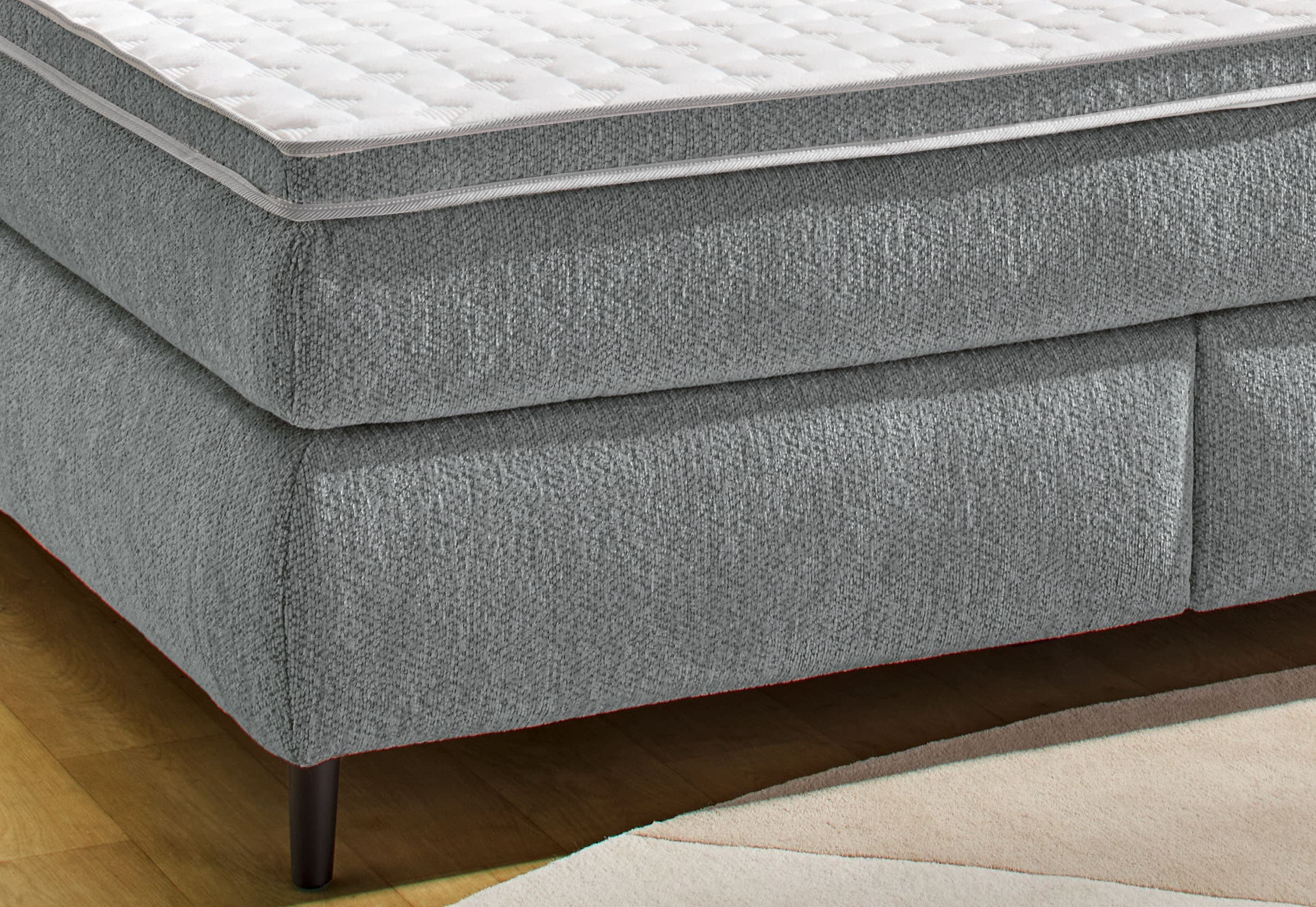 Jockenhöfer Gruppe Lit boxspring »Isabella, in 160x200cm oder 180x200 cm, Härtegrade wählbar« incl. matelas TTFK 7 zones et surmatelas en mousse froide