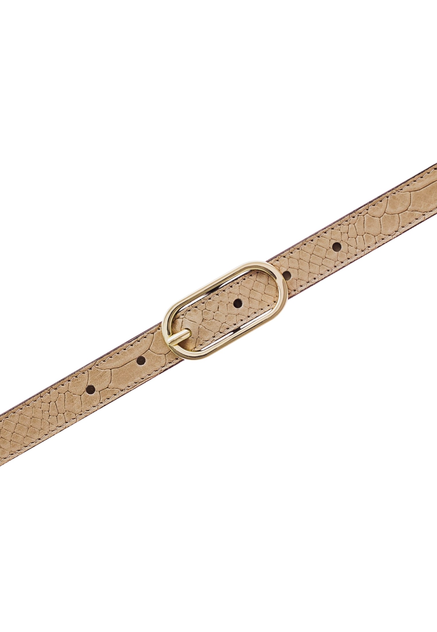 Tamaris Ledergürtel 2 cm breit, Doppelschliesse, gemustert