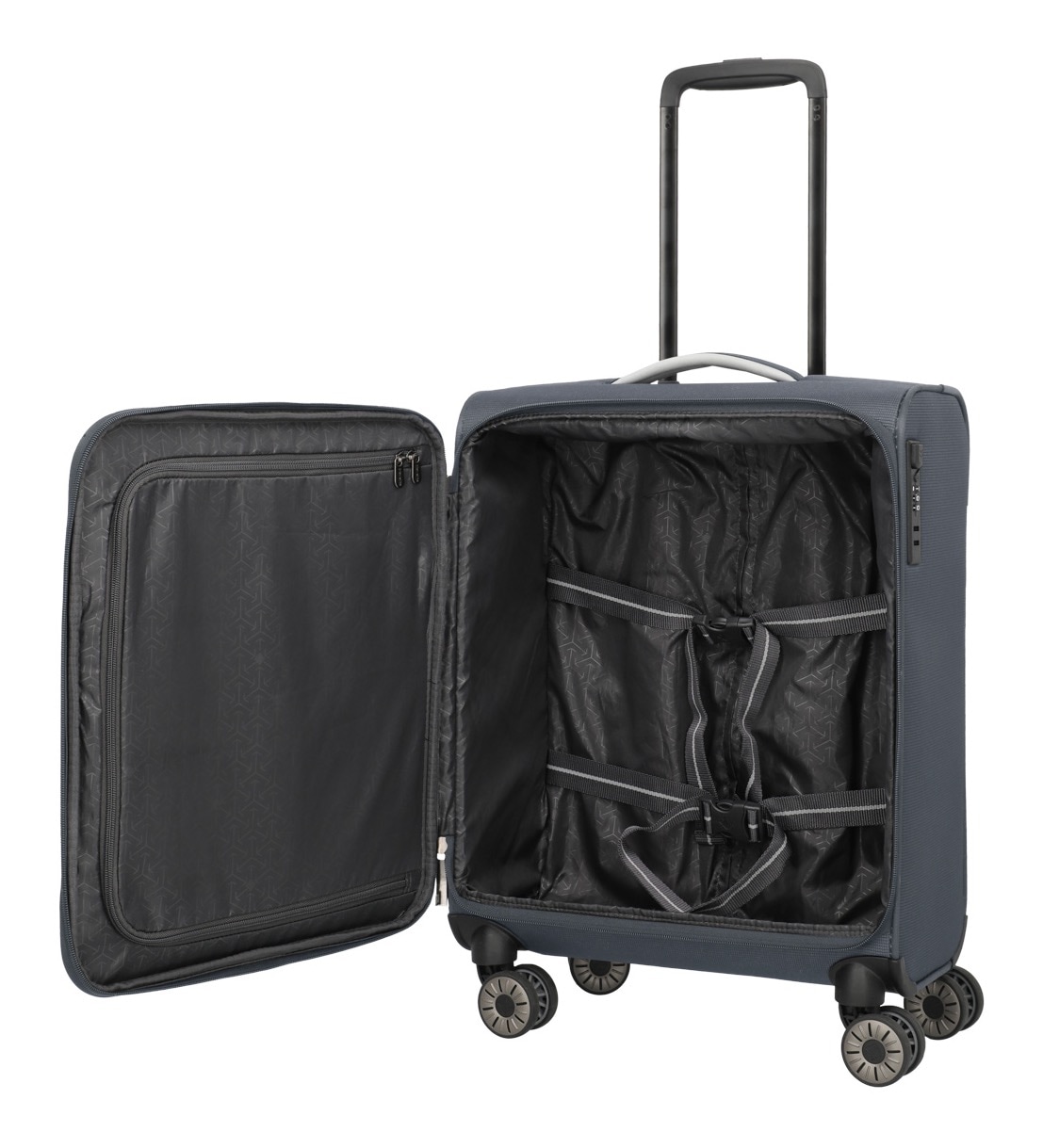 travelite Trolley pour bagages à main »JETPACK Multi Light 4 Cabin, konzipiert für Condor & Ryanair« 37 litre 4 Rollen Valise souple cabine pour la plupart des compagnies aériennes courantes