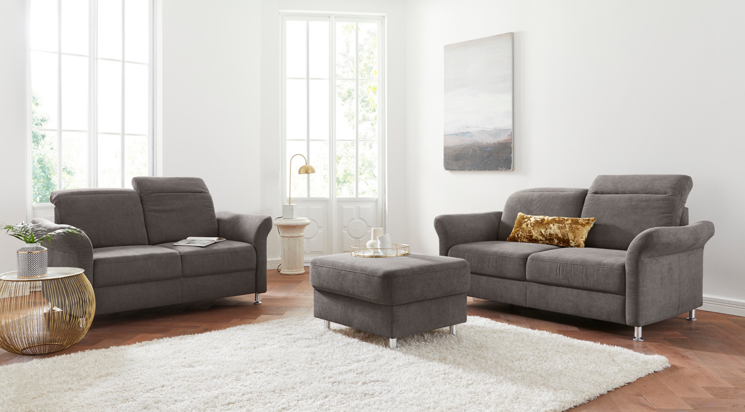 sit&more Tabouret de rangement »Darwin« inklusive Federkern und Stauraum