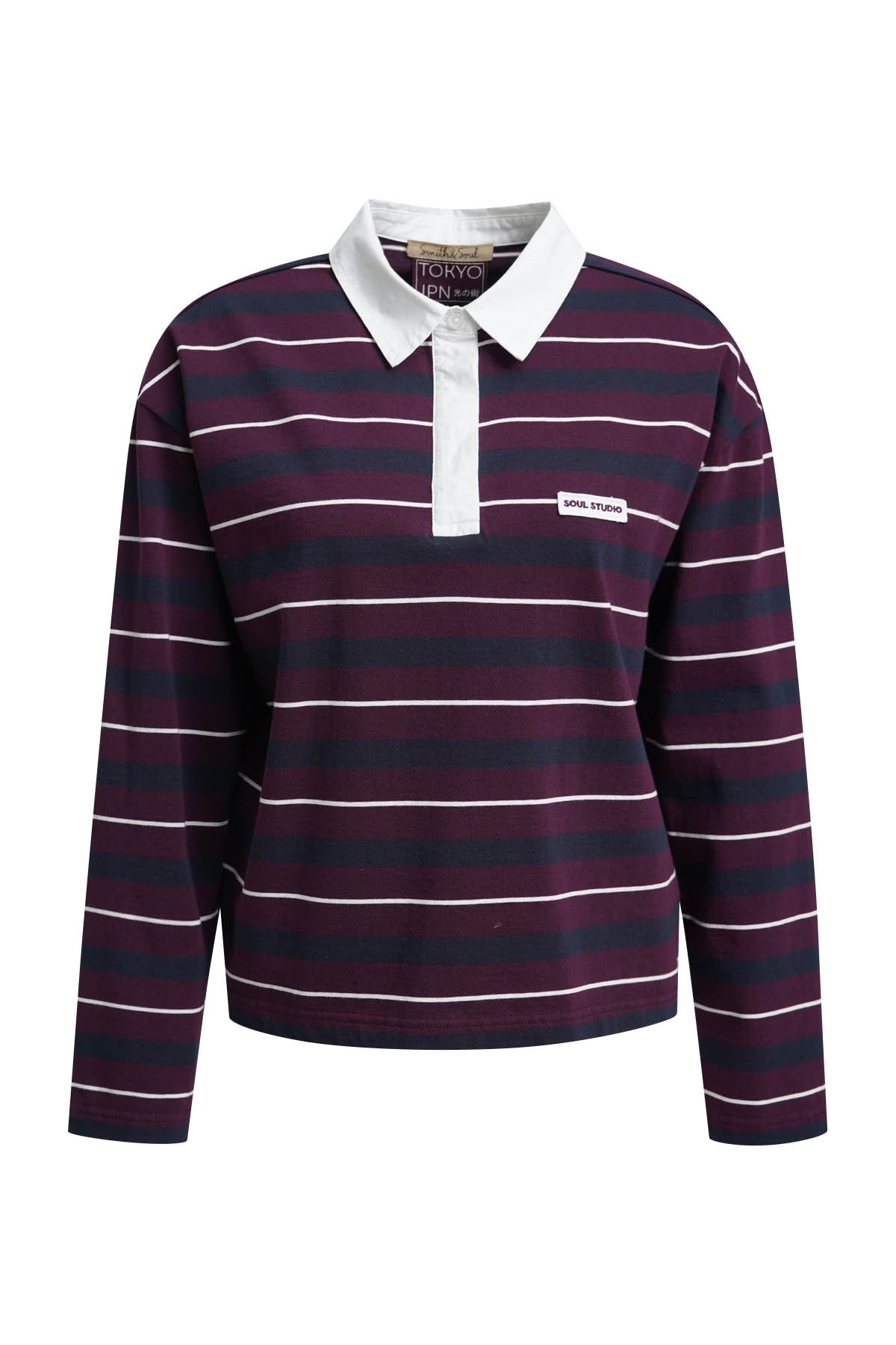 Smith & Soul Polo aus Baumwolle, Boxy Fit