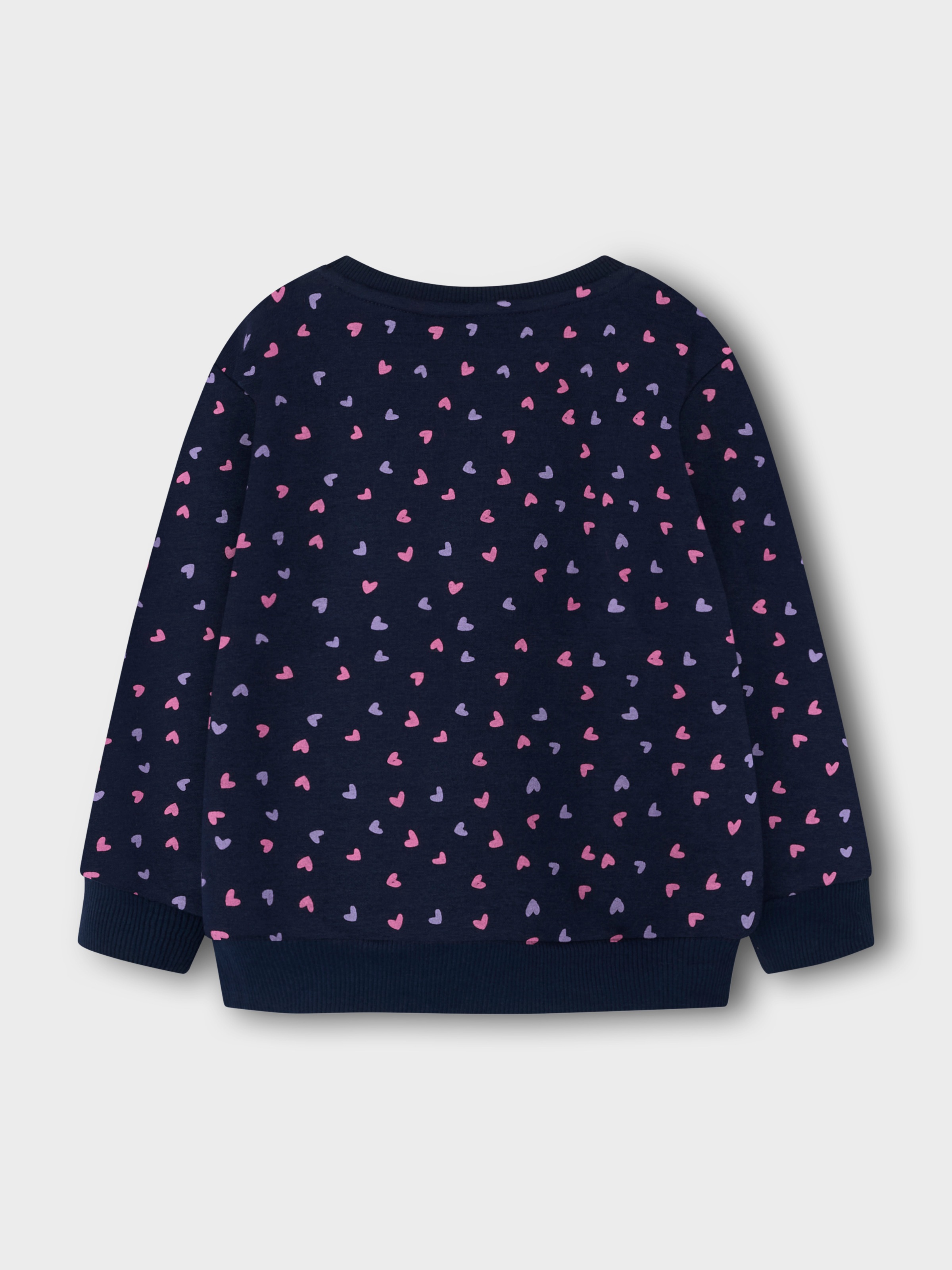 Name It Sweat-shirt »NMFDAVINA LS SWEAT FLEECE BRU NOOS«, en forme classique avec superbe imprimé intégral
