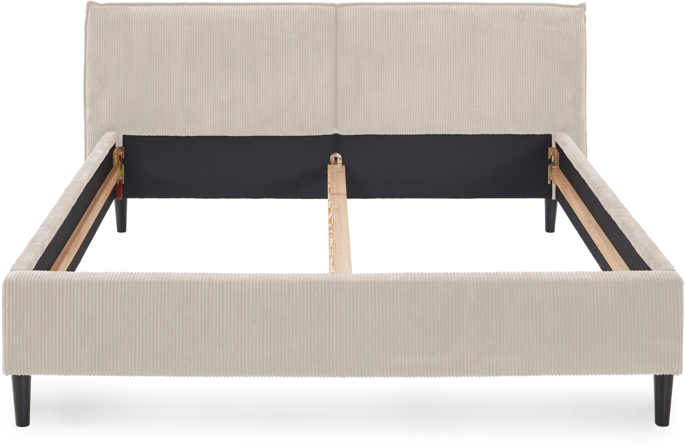 INOSIGN Polsterbett »Brookfield« mit Cordbezug und hoher Belastbarkeit