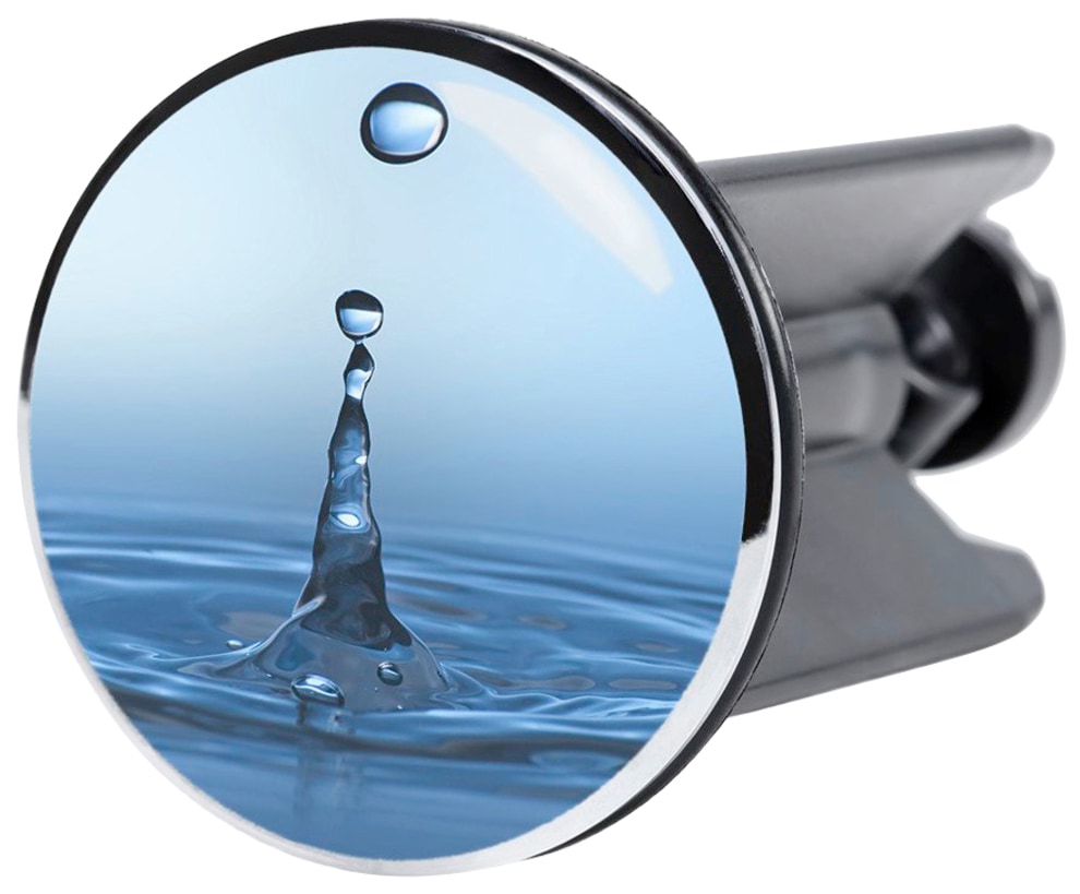 Sanilo Badaccessoire-Set »Wassertropfen« bestehend aus WC-Sitz, Badteppich und Waschbeckenstöpsel