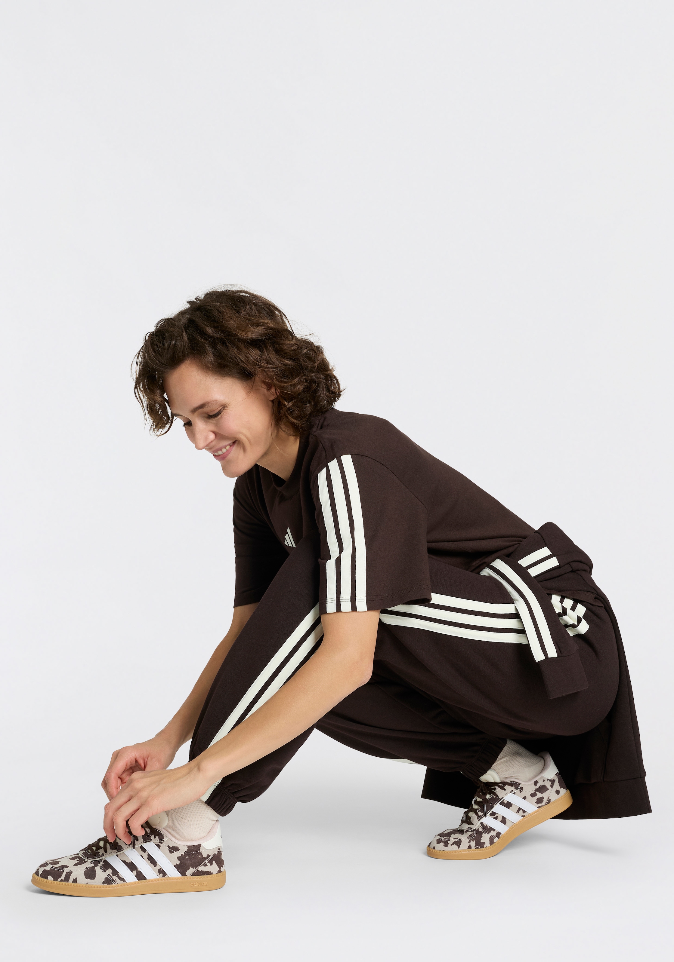 adidas Sportswear Kapuzensweatshirt »ESSENTIALS 3-STREIFEN FLEECE-HOODIE«
