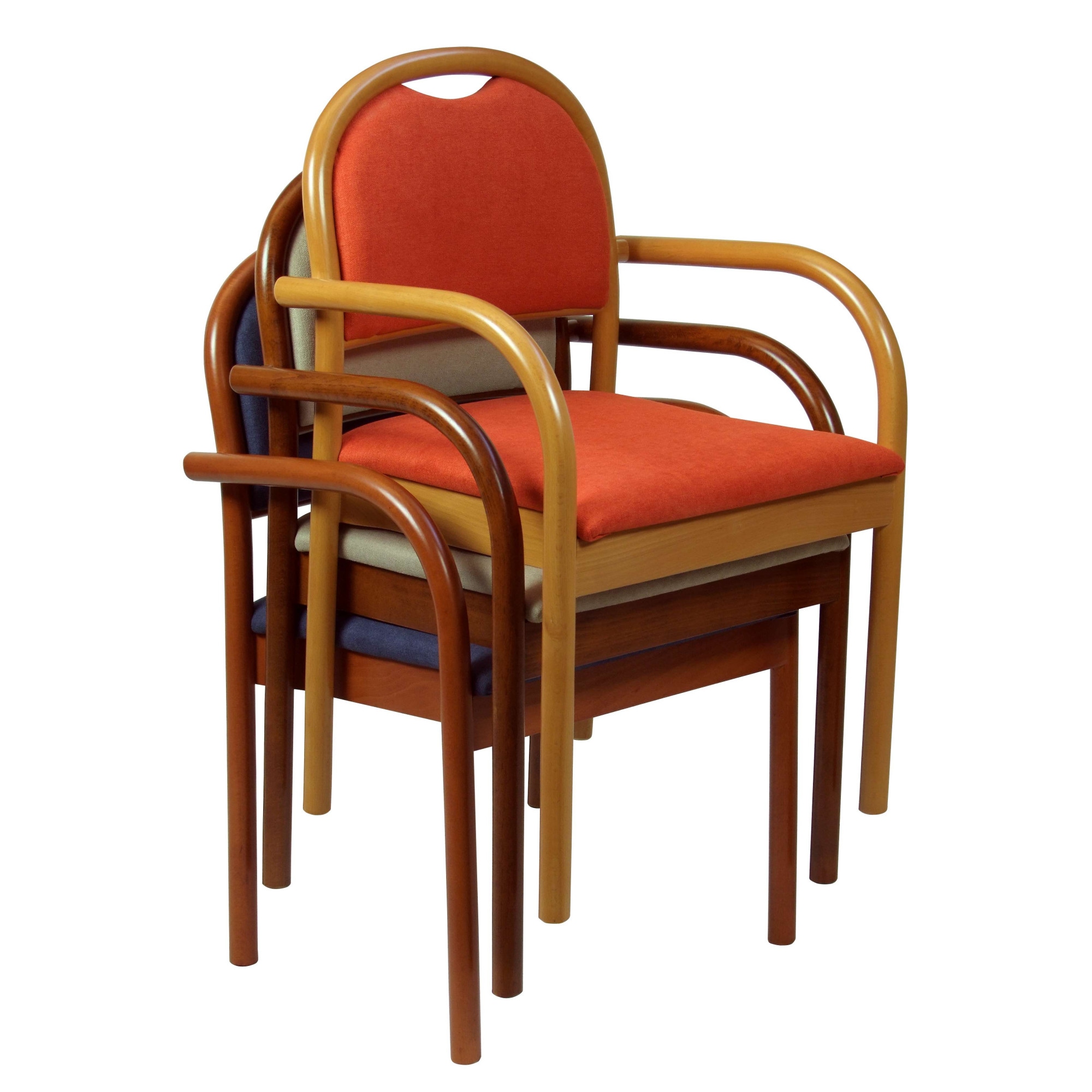 Home affaire Chaise avec accoudoirs »ROMA, Stuhl, Armlehnstuhl, Sessel, Komfortsessel, Made in Italy« () 1 cuisStapelbar, Fleckenabweisendes Gewebe, Massivholz