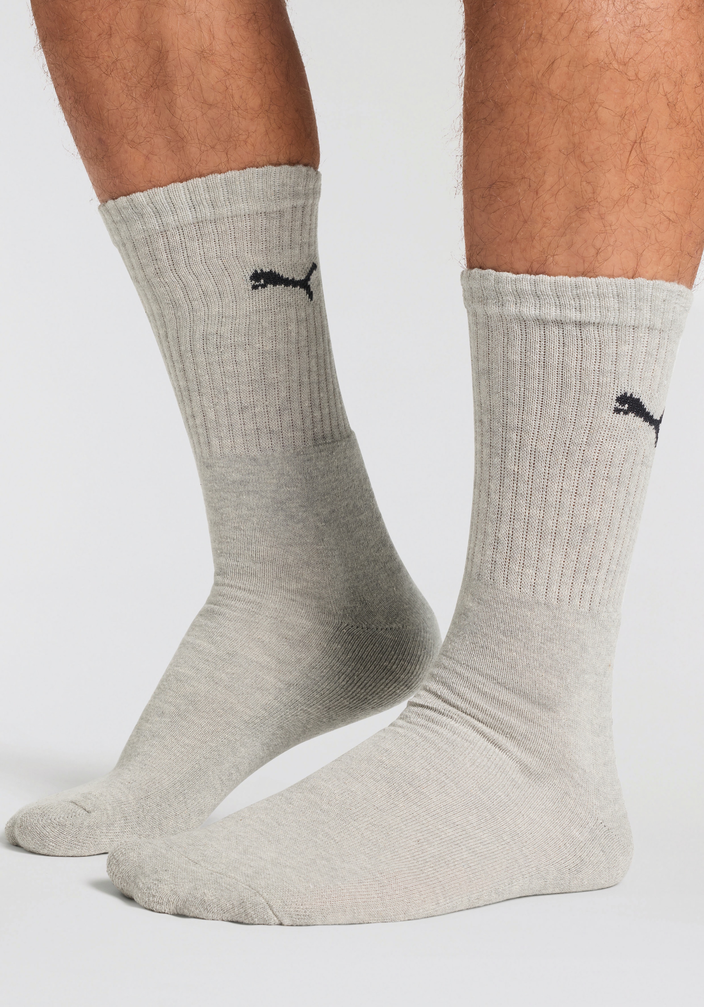 PUMA Chaussettes »PUMA CREW SOCK 9P ECOM« 9 Paar, 9 cuis tlg. Tennissocken, atmungsaktiv, feuchtigkeitsregulierend