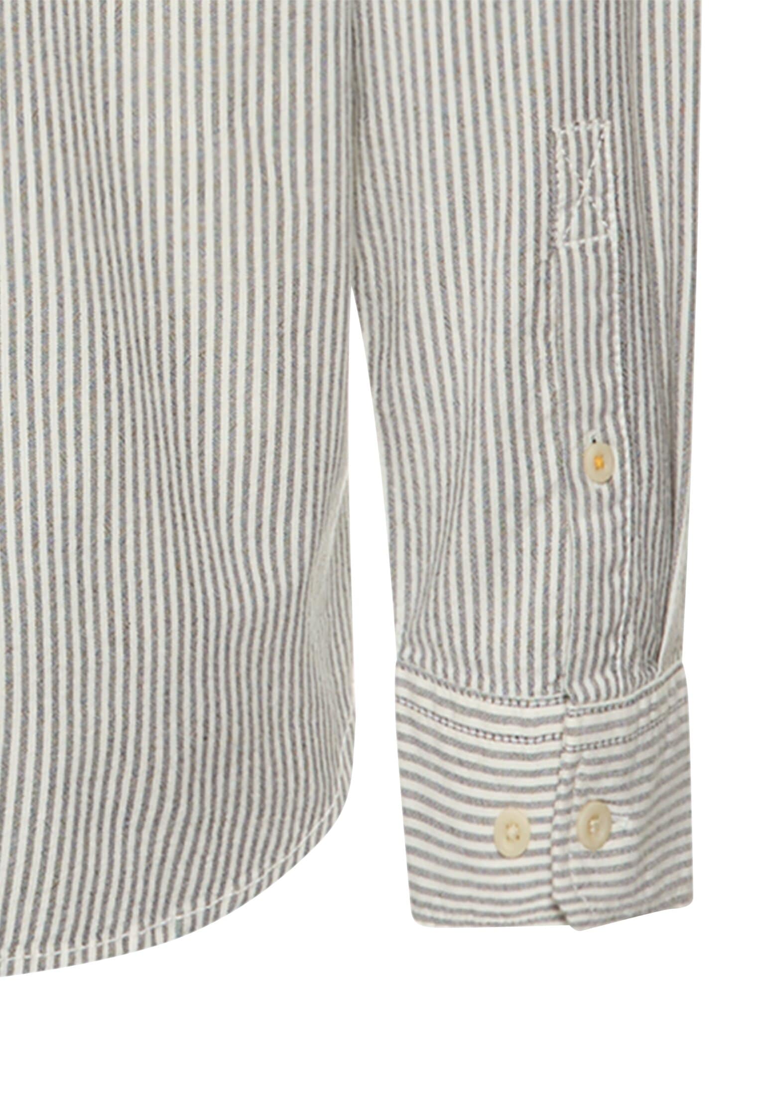 camel active Langarmhemd mit Logo Stickerei