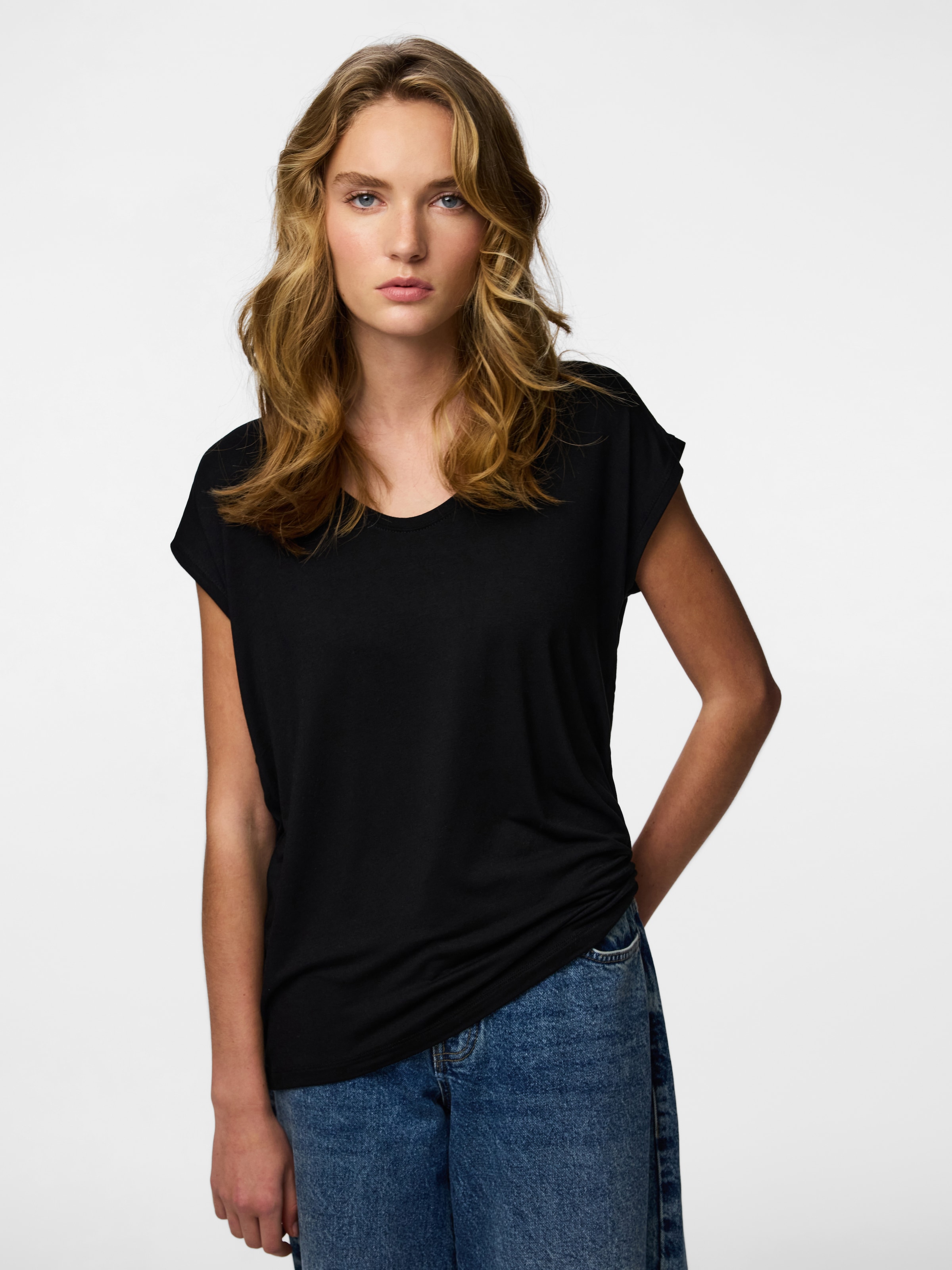 pieces Shirt à col rond »PCBILLO TEE SOLID NOOS BC«
