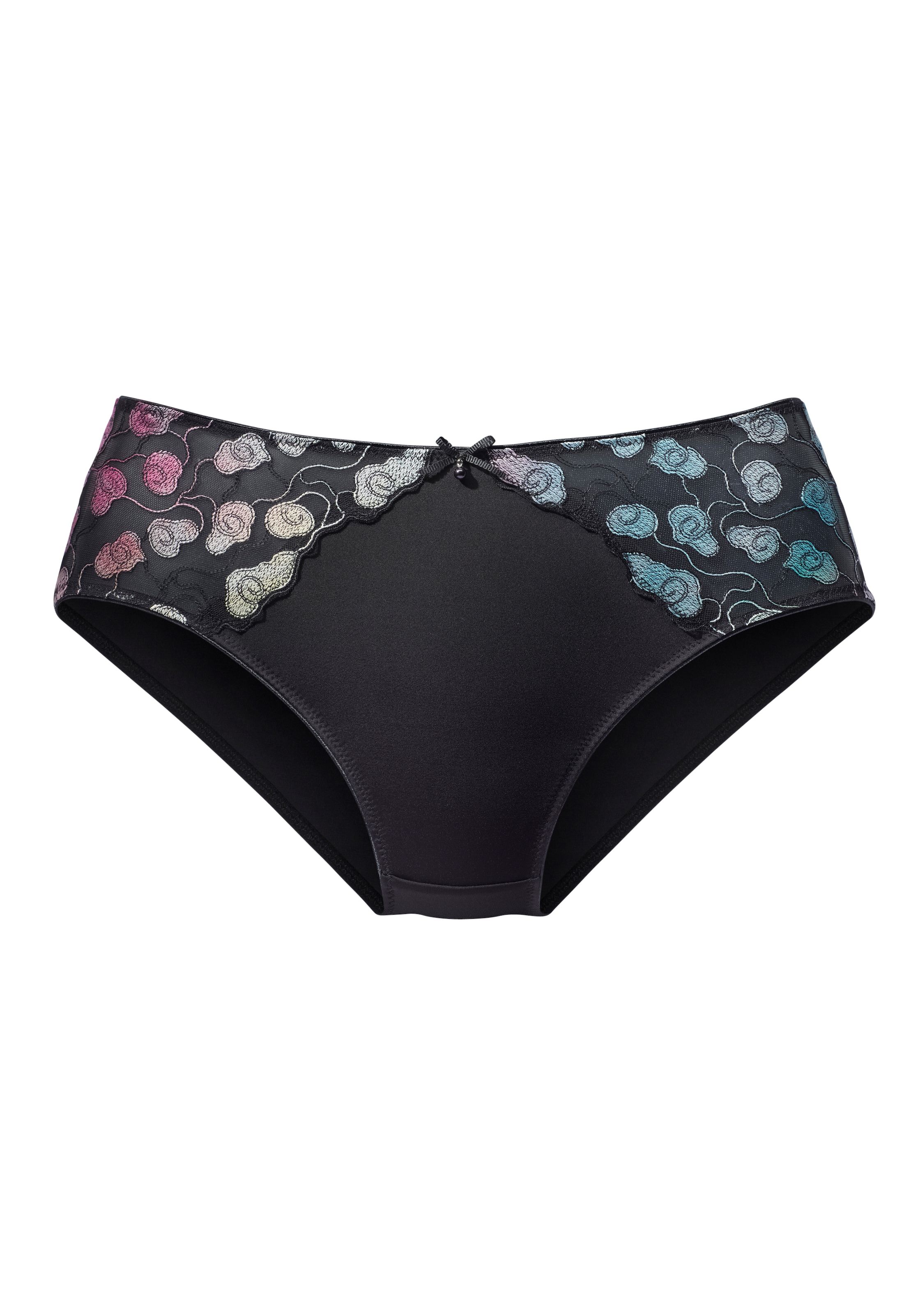 Nuance by Lascana Slip taille haute », Slip, Taillenslip« avec empiècements brodés, combinable en ensemble de lingerie