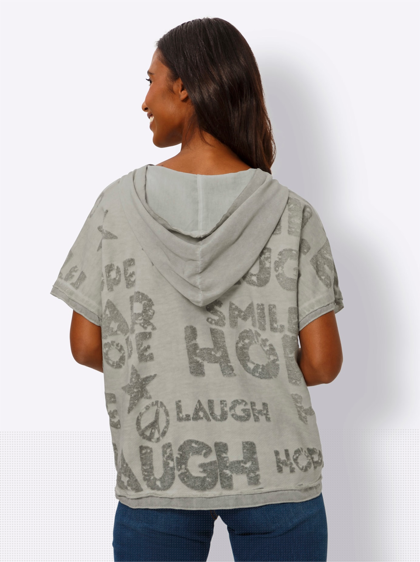 heine Kurzarmshirt »Kapuzen-Shirt« 1 Stk.