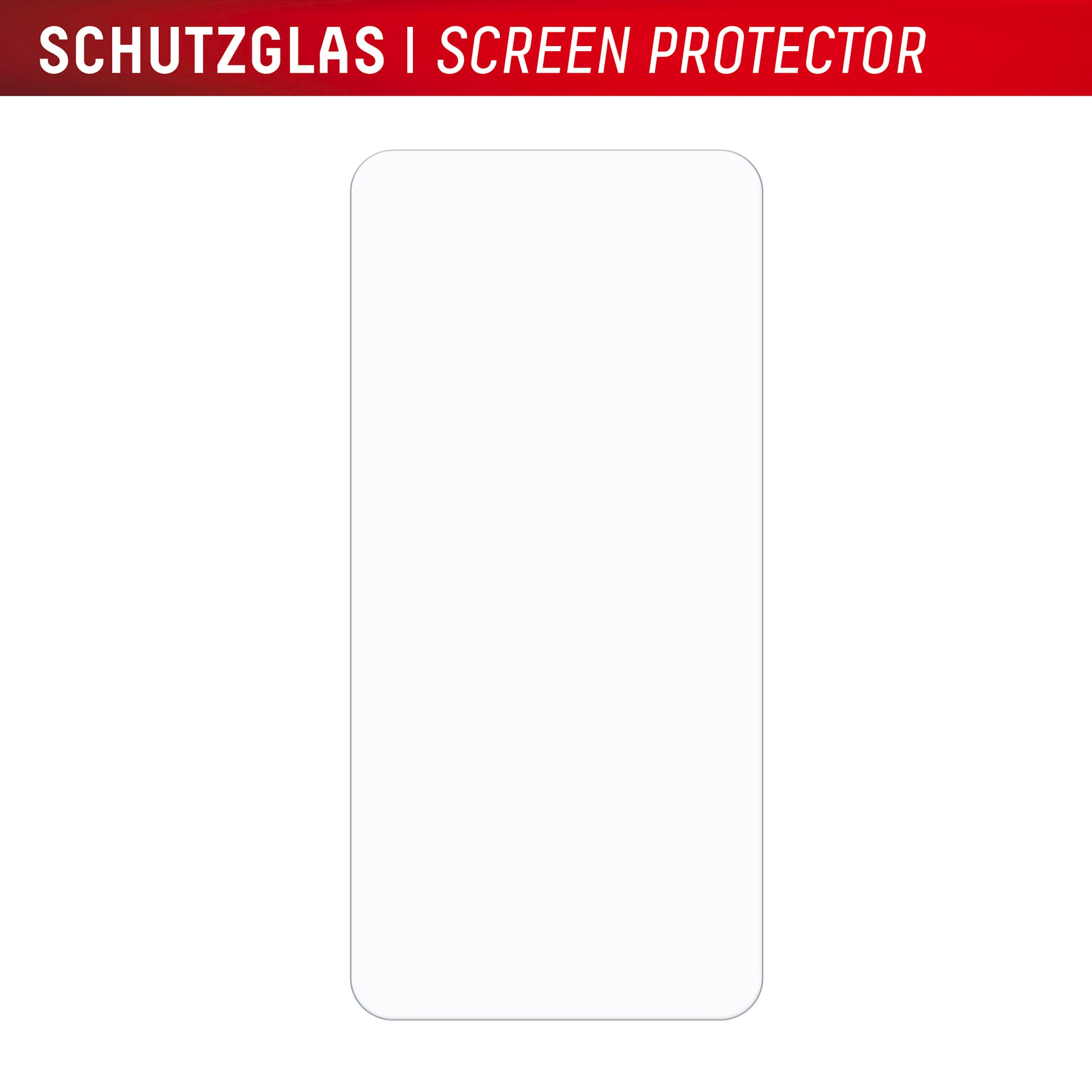 Displex Displayschutzglas »Real Glass Screen Protector« für Samsung Galaxy S25 Edge Displayschutzfolie, Schutzfolie, Bildschirmschutz, kratz- & stossfest