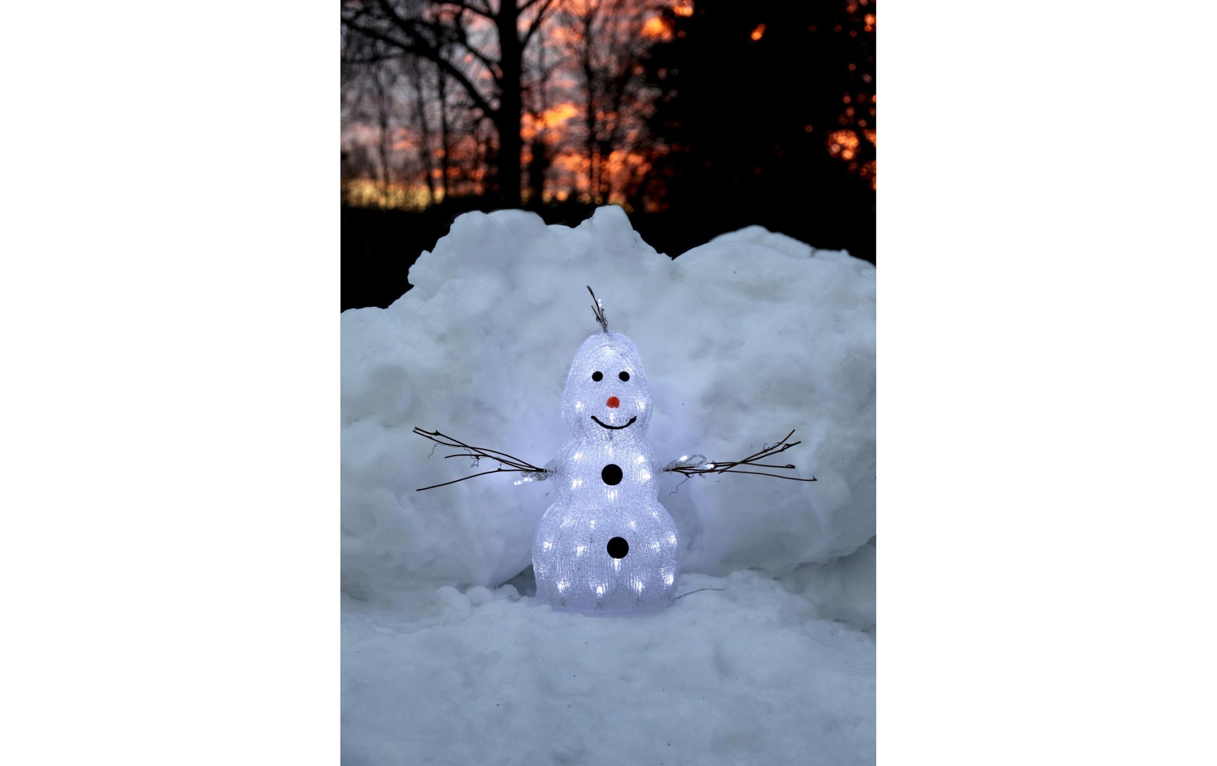 Parforce Traditional Hunting LED Dekofigur »38 cm Schneemann«