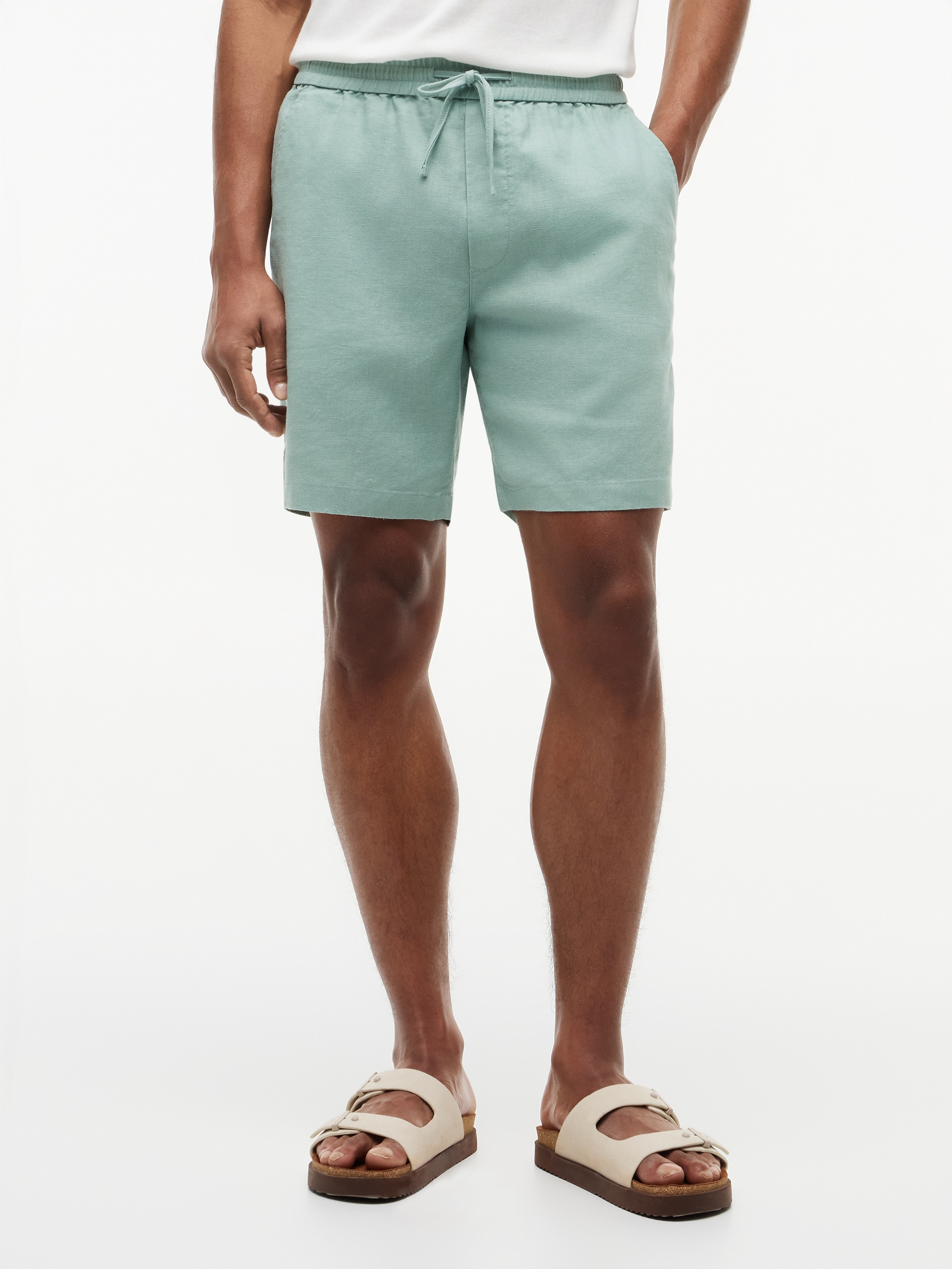 Tommy Hilfiger Chinoshorts »DOVER«  aus Leinenmix, elastischer Bund