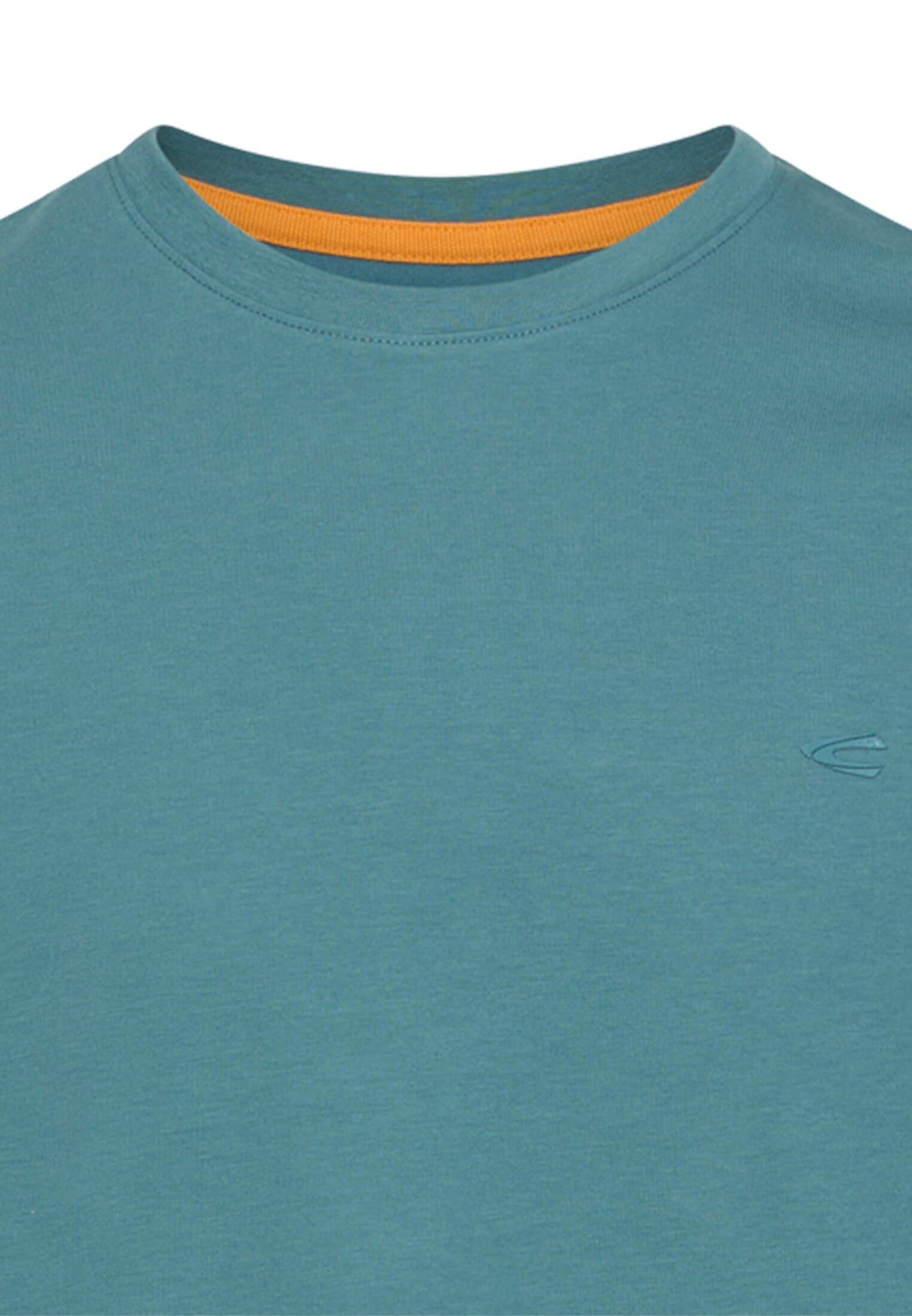 camel active T-shirt à manches courtes t-shirt d'été uni avec stretch