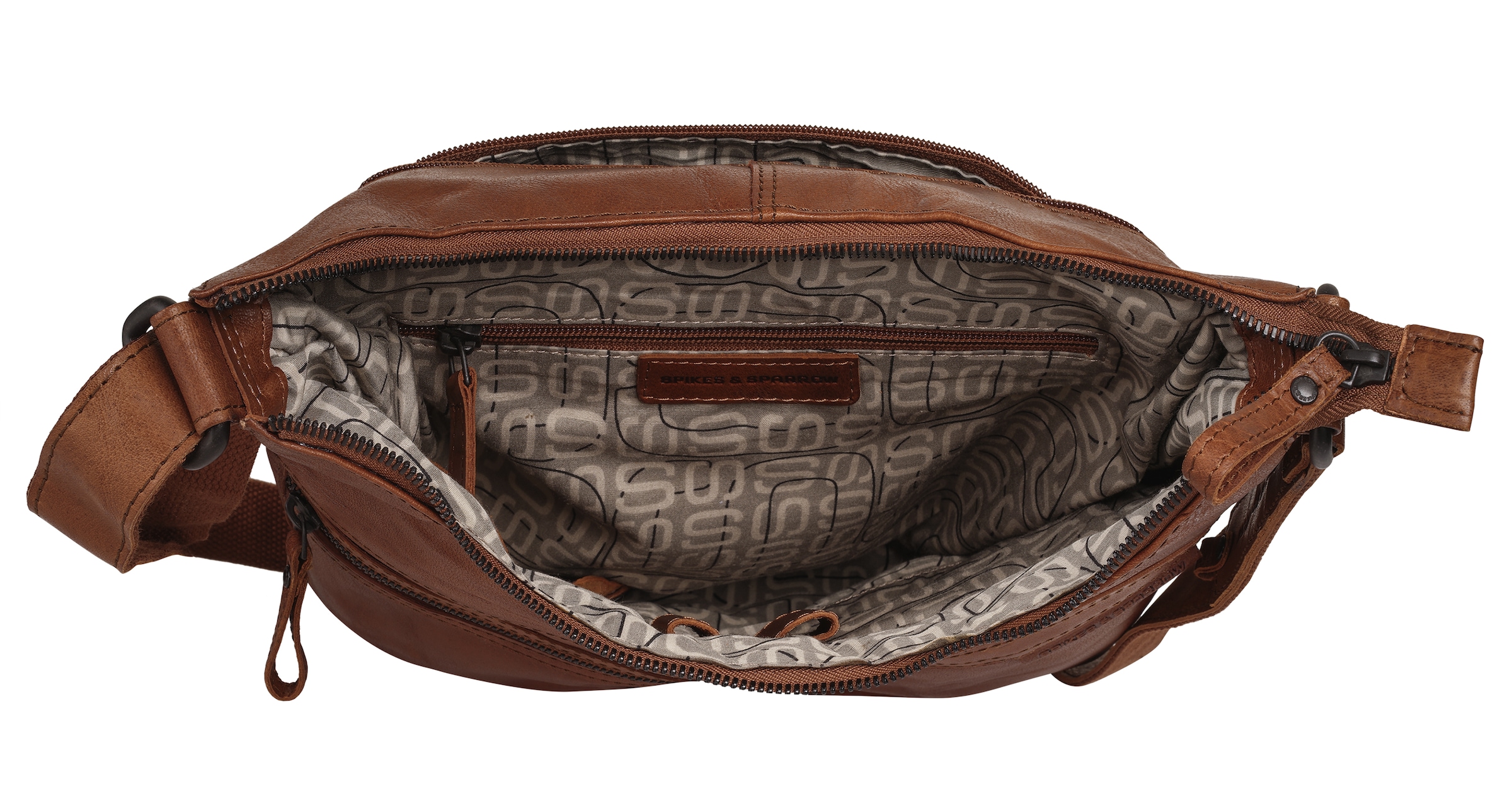 Spikes & Sparrow Umhängetasche echt Leder