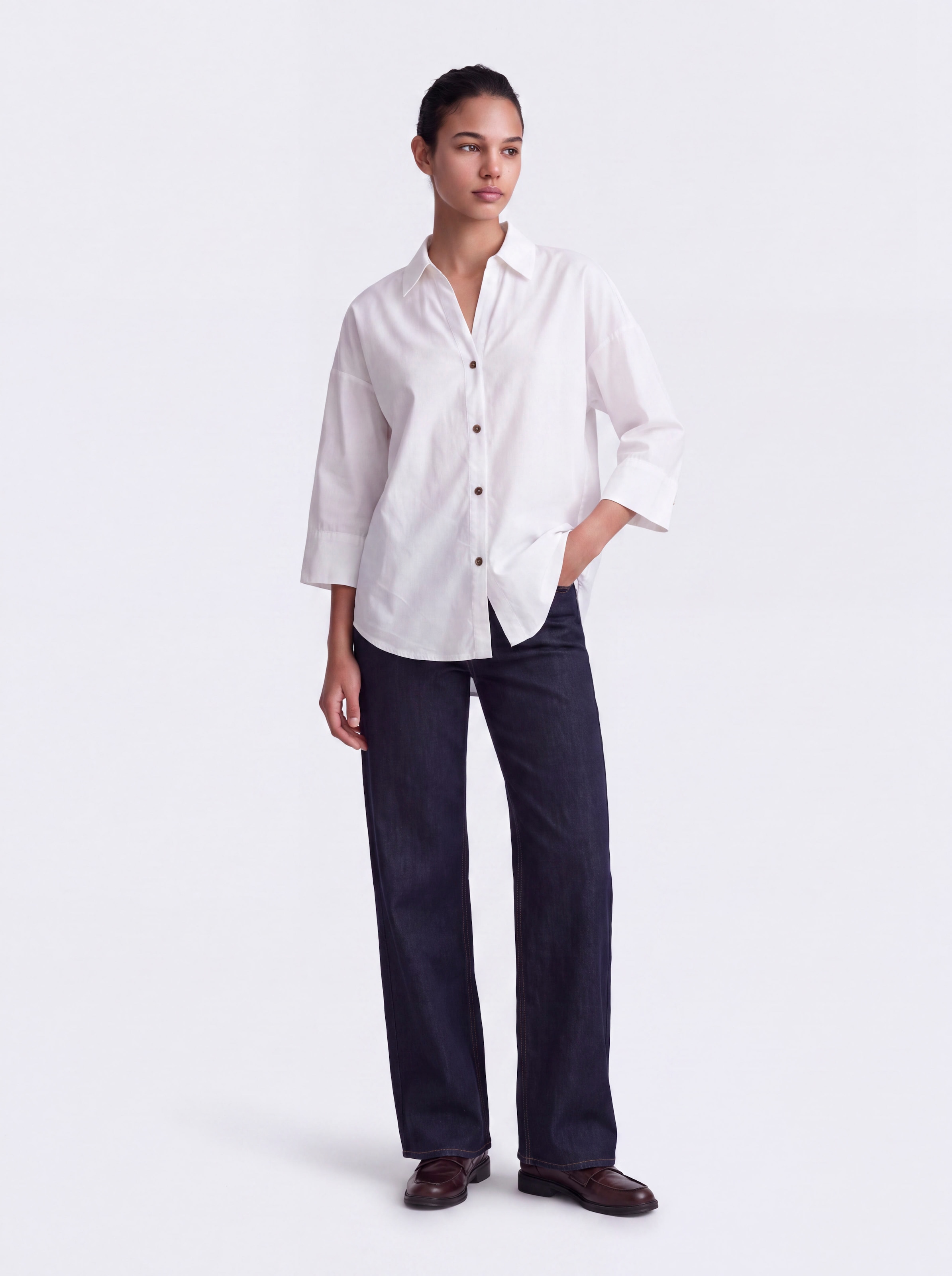 ONLY High-waist-Jeans »ONLMADISON BLUSH HW WIDE DNM REA024 NOOS«