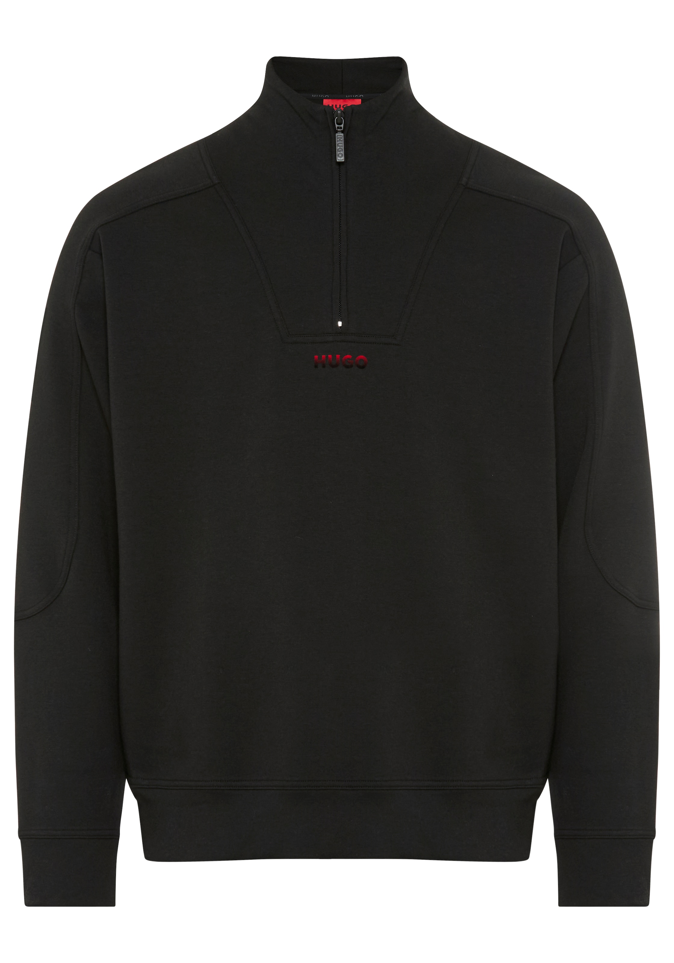 HUGO Underwear Sweatshirt , Troyerkragen mit Reissverschluss
