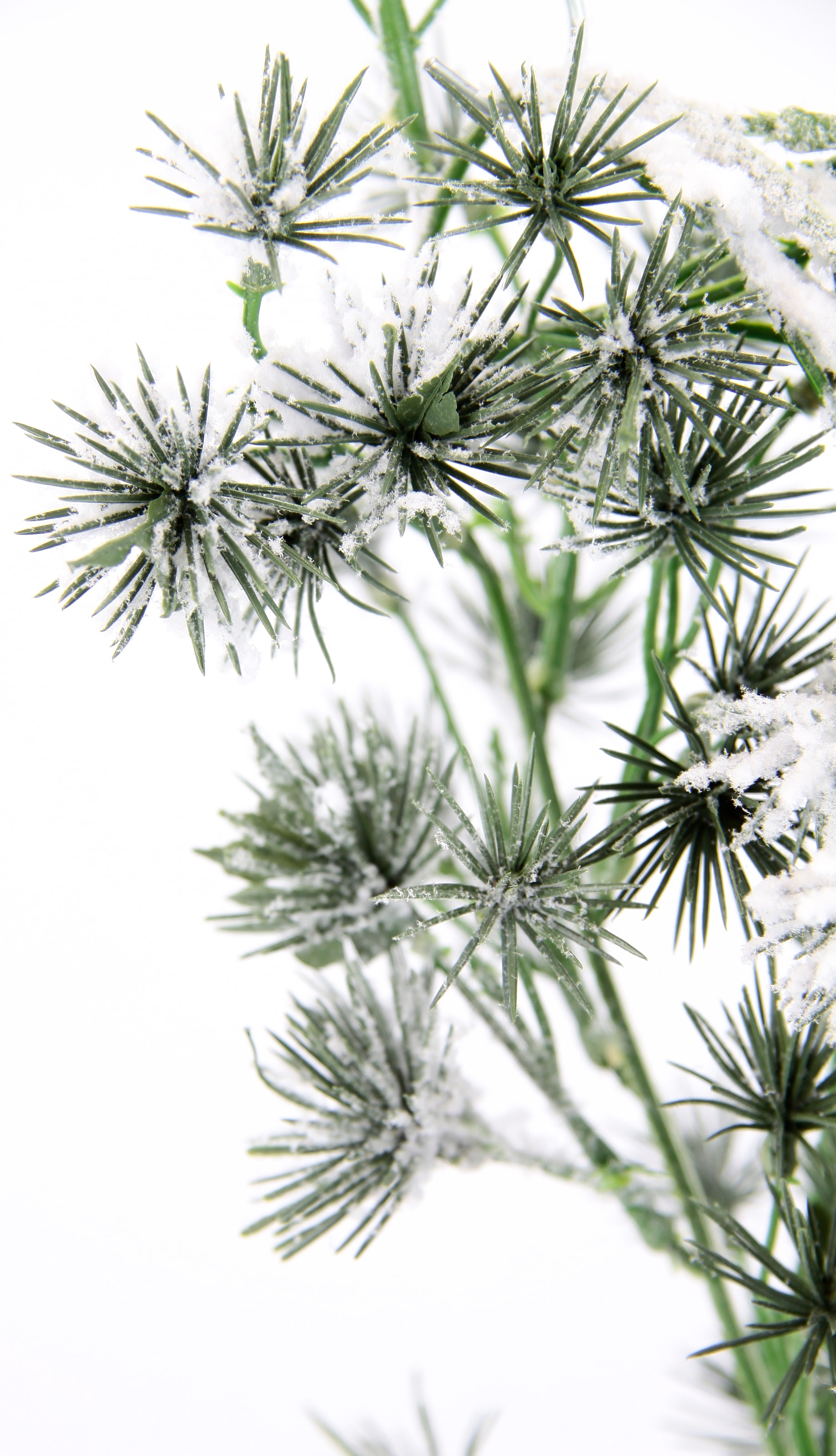 I.GE.A. Kunstgirlande »Tannengirlande« Weihnachtsgirlande künstlich Tanne geeist Adventskranz Kranz Tür Deko