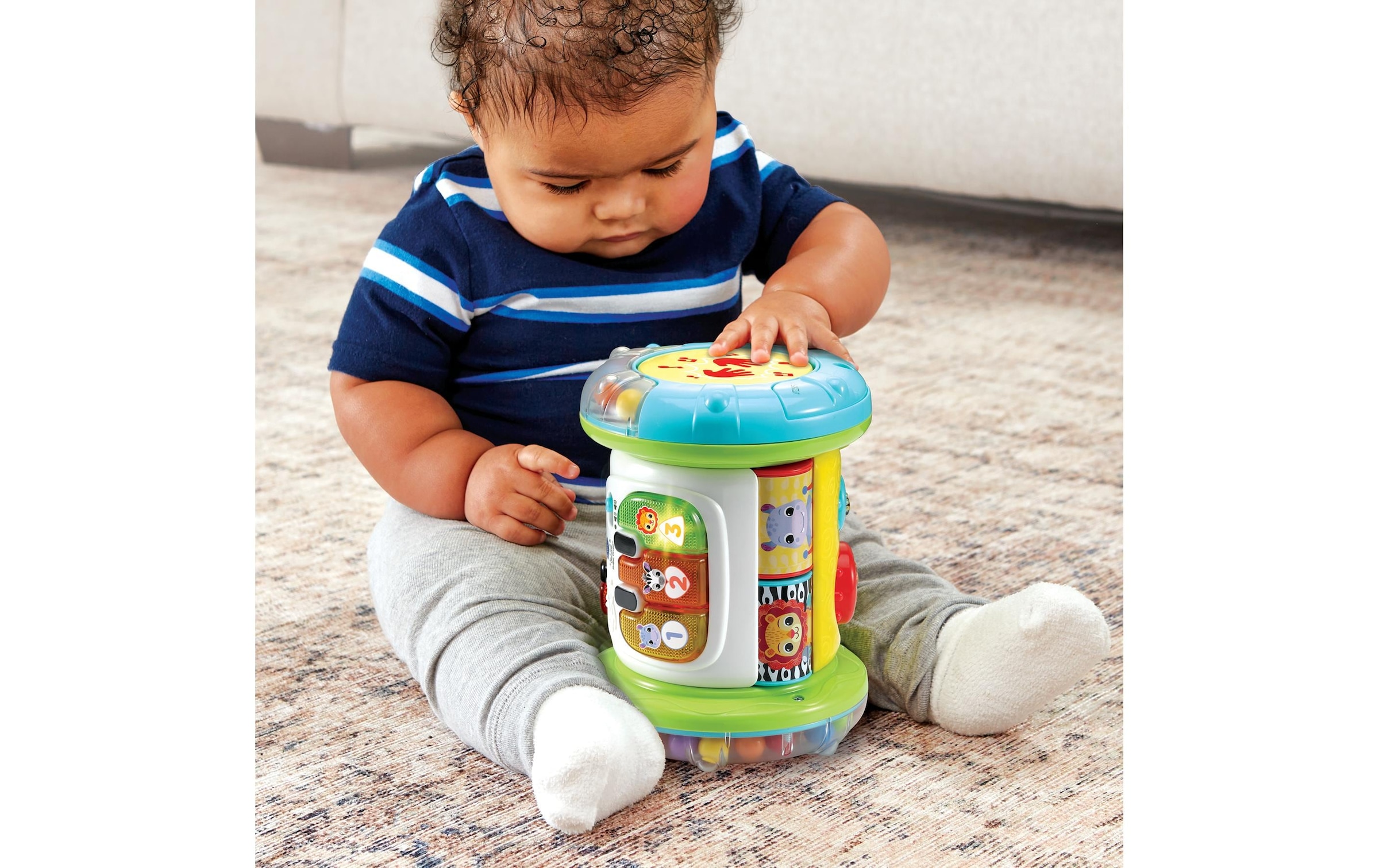 Vtech® Lernspielzeug »rouleau tam-tam 3 en 1 -FR-«