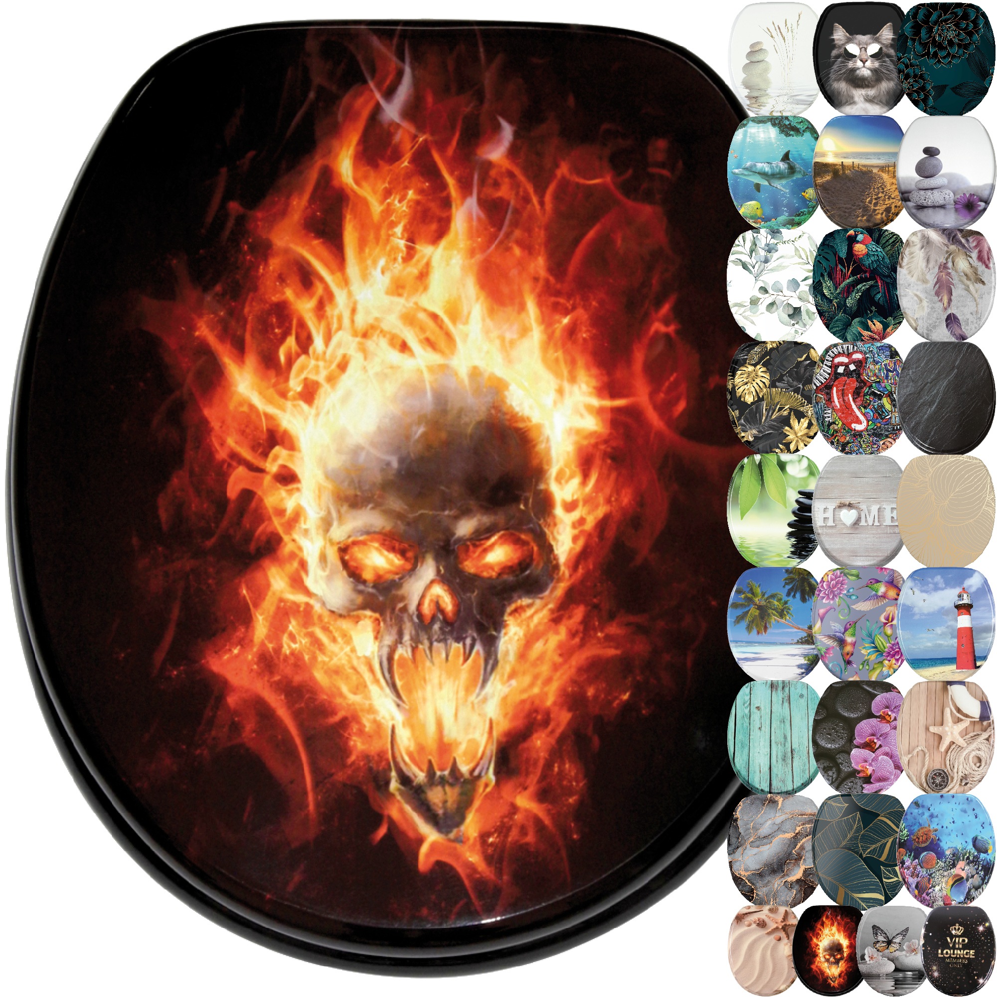 Sanilo WC-Sitz »mit Absenkautomatik, viele schöne Toilettensitze direkt vom Hersteller« Premium Toilettendeckel, moderner Klodeckel, leichte Montage