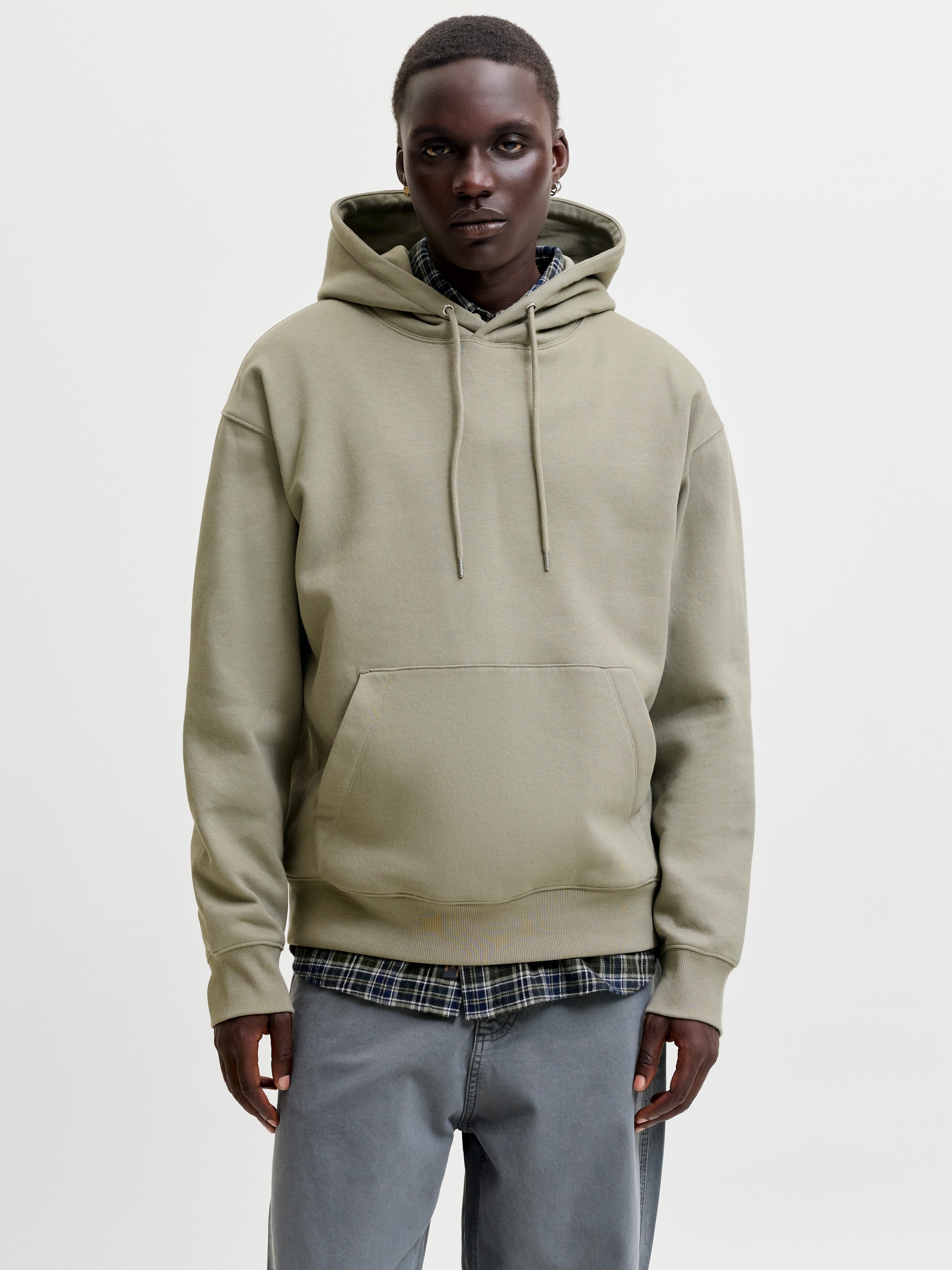 Jack & Jones Sweat à capuche »JJEACE SWEAT HOOD NOOS«, mélange coton, coupe décontractée
