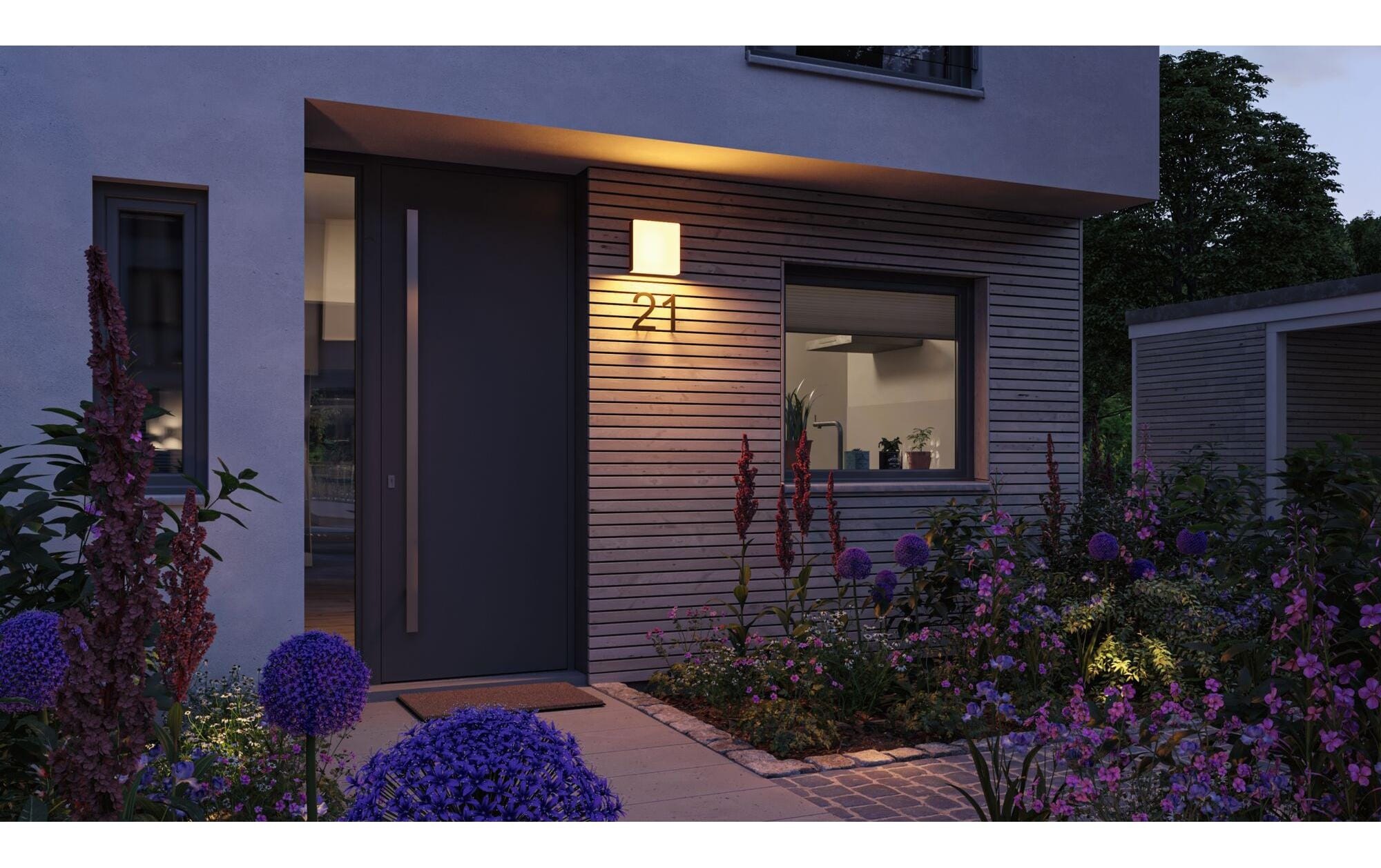 Paulmann Lampe murale extérieure »LED Aussenwandleuchte Azalena, Smart Home Zigbee 3.0« Module LED blanc chaud