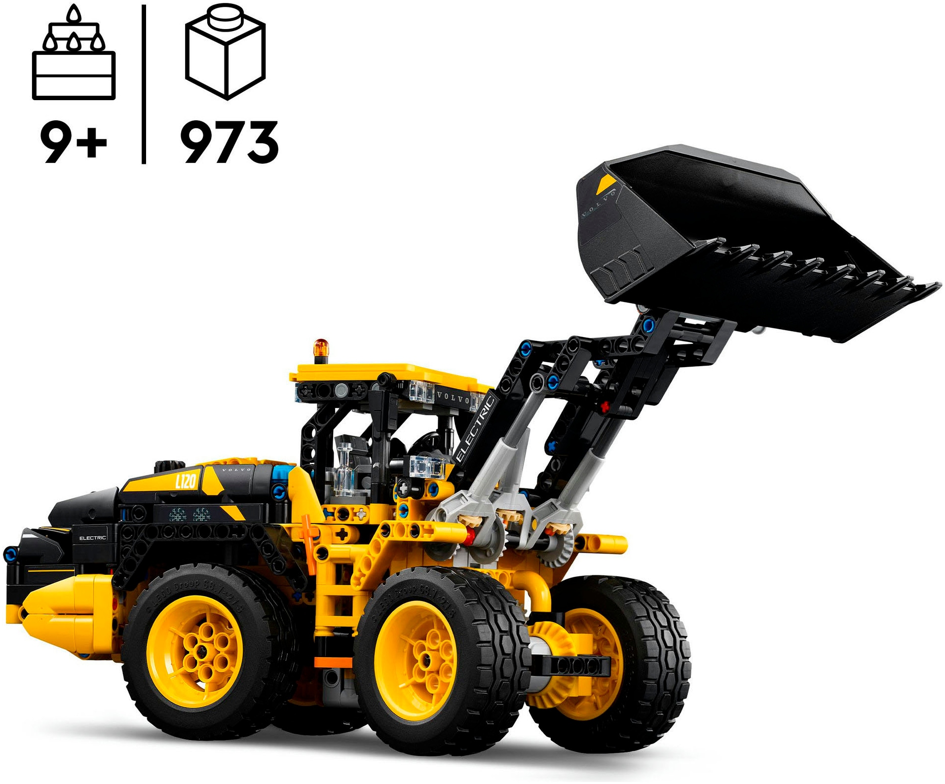 LEGO® Konstruktionsspielsteine »Volvo L120 Electric Radlader (42209), LEGO Technic« Made in Europe