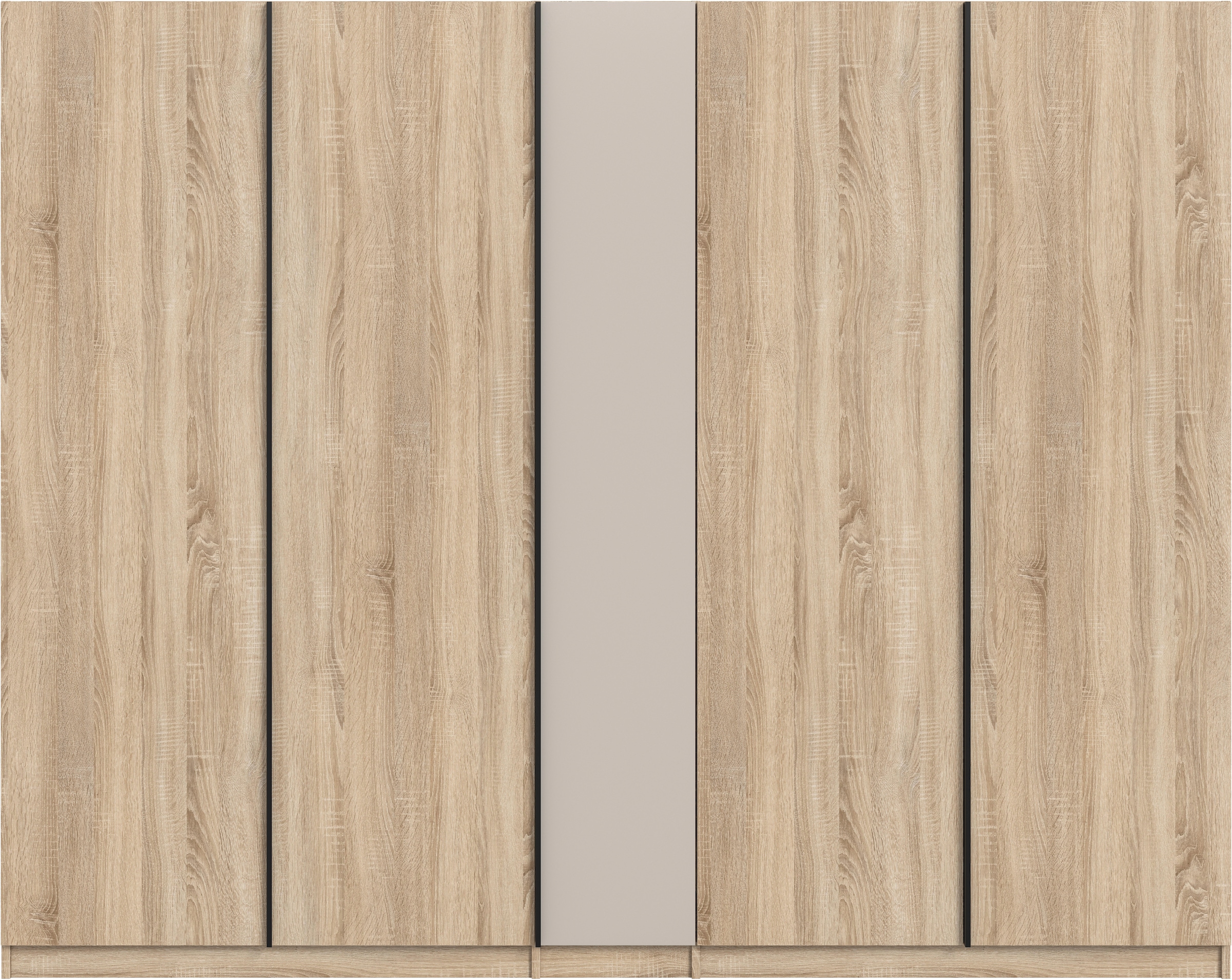 Home affaire Armoires à vêtements »BENDINGO, TOPSELLER!, Schlafzimmerschrank, Schrank, Garderobenschrank« OTTO BESTSELLER, Garderobe & Schlafzimmer,  230cm breit, Eiche NB, 5türig, 2 Kleiderstangen, 6 Böden, 4 Schubladen