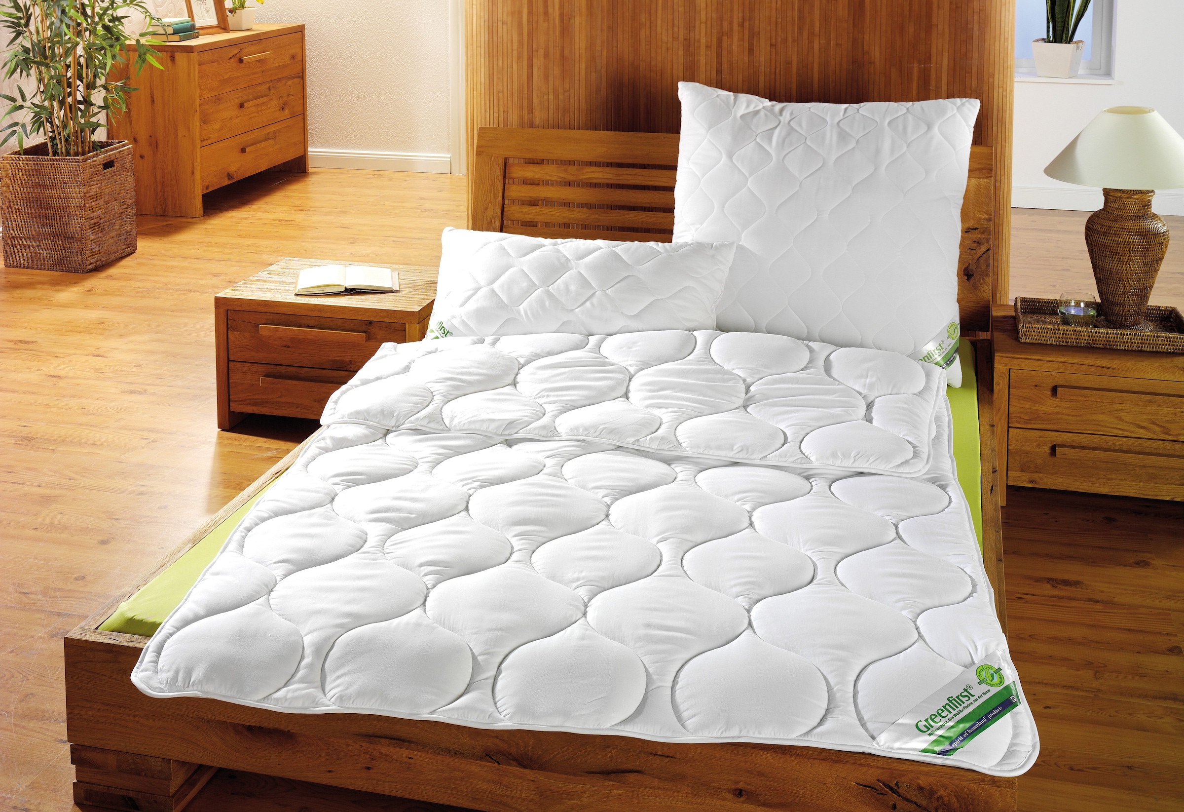 KBT Bettwaren Couette en fibres synthétiques »Greenfirst®« normal 1 cuis tlg. avec équipement Greenfirst !