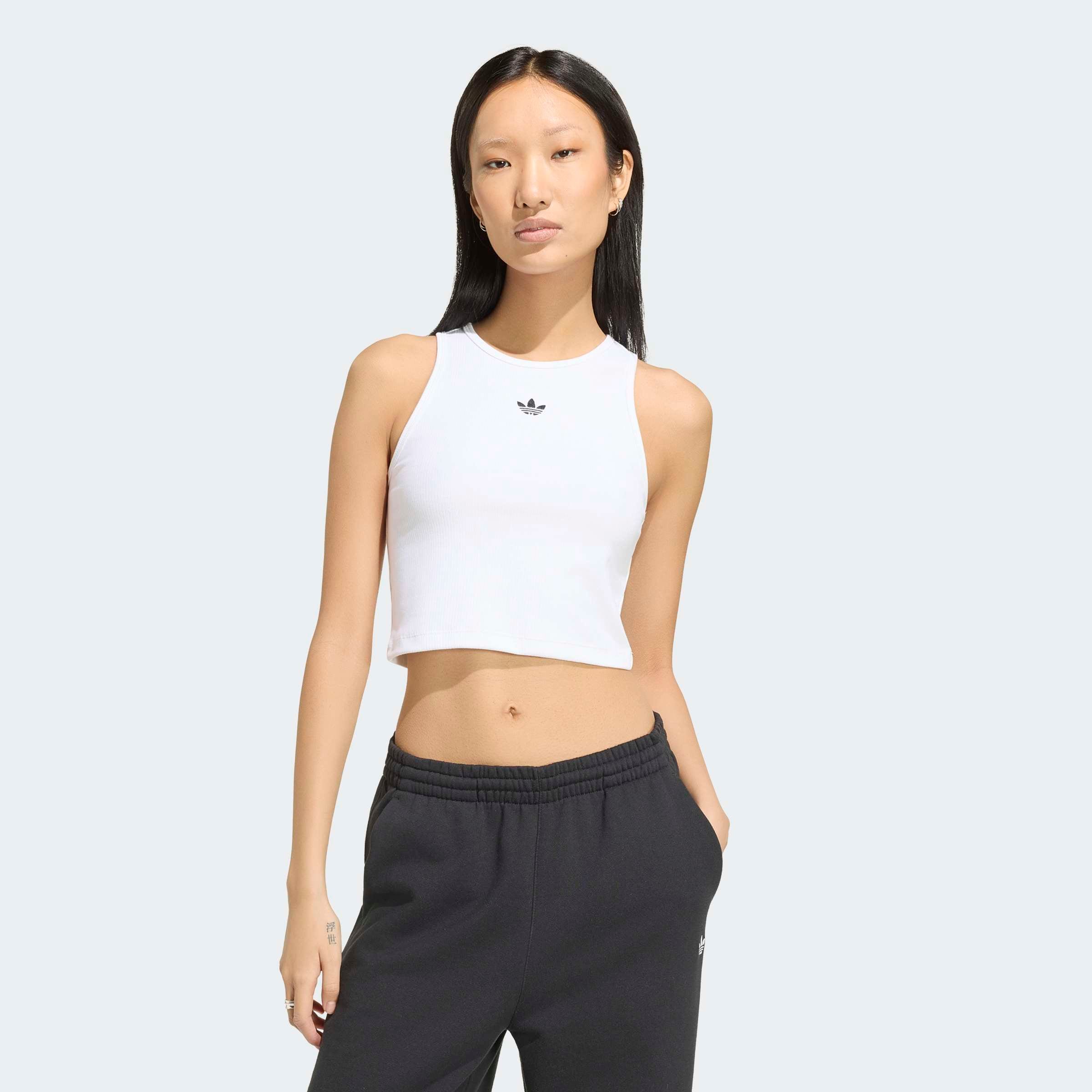 adidas Originals Tanktop »ESSENTIALS, GERIPPT«