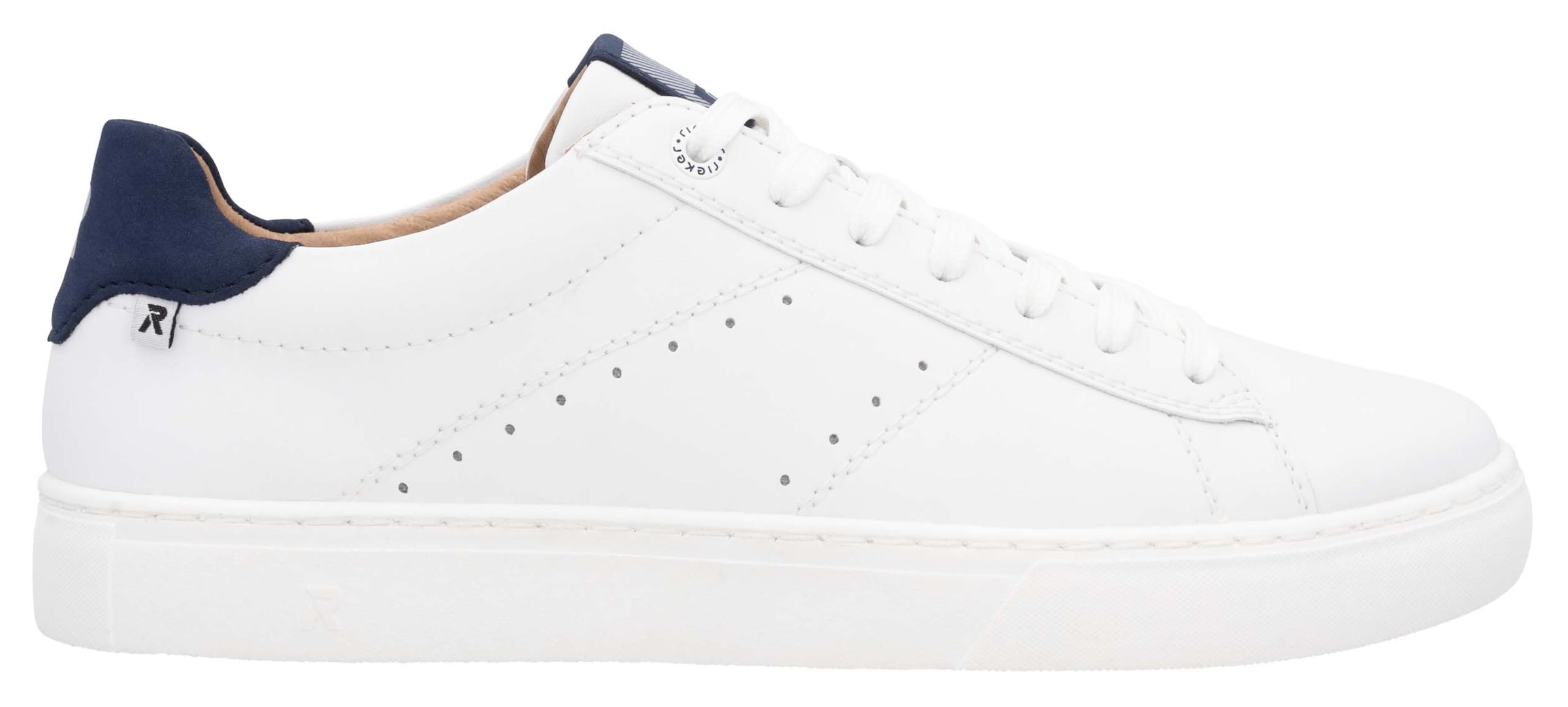 RIEKER Sport Sneakers  mit Leder-Innenfutter, Freizeitschuh, Halbschuh, Schnürschuh