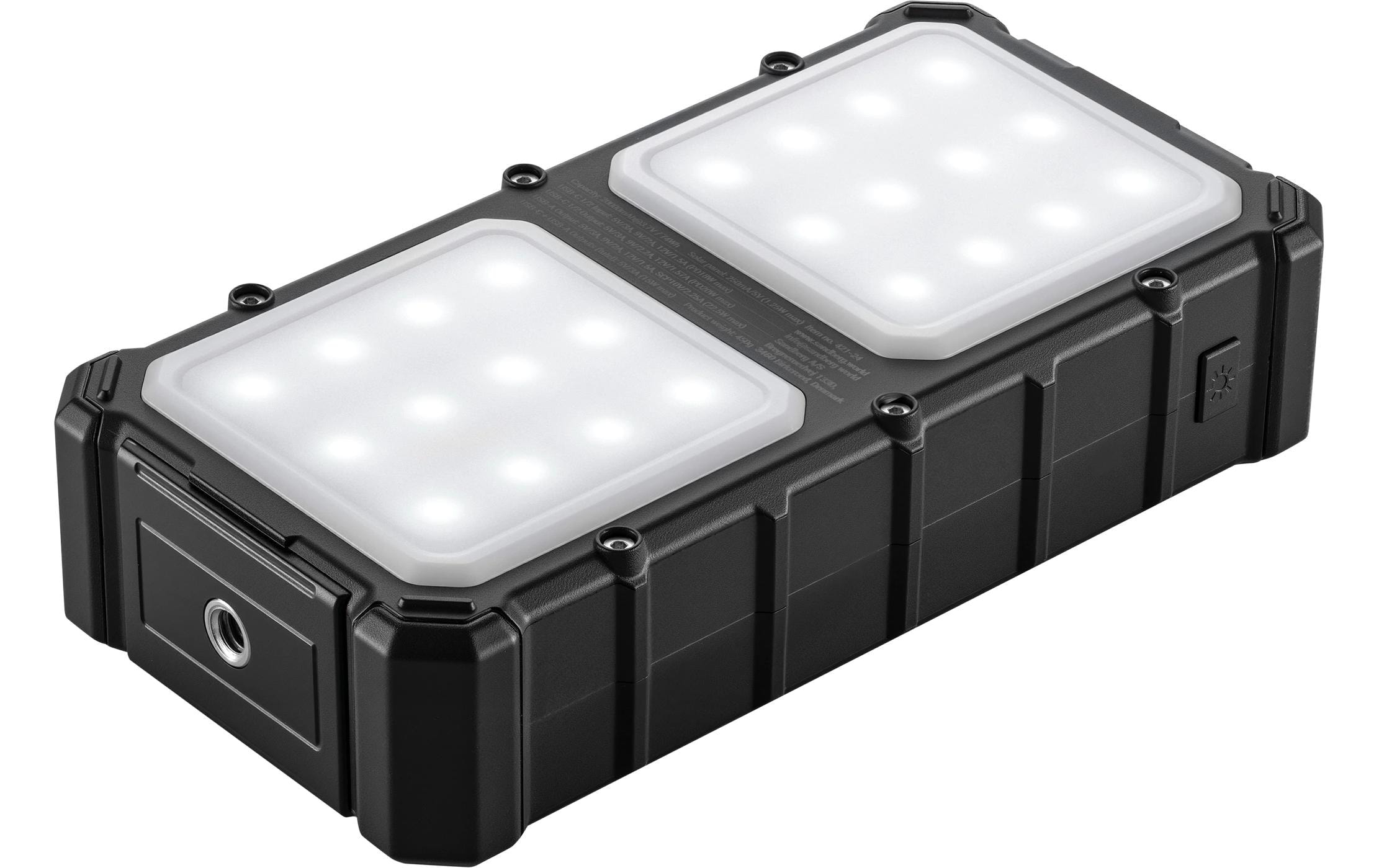 Sandberg Banque d'énergie »Solar CampLED 20000 mAh« Solarpanel