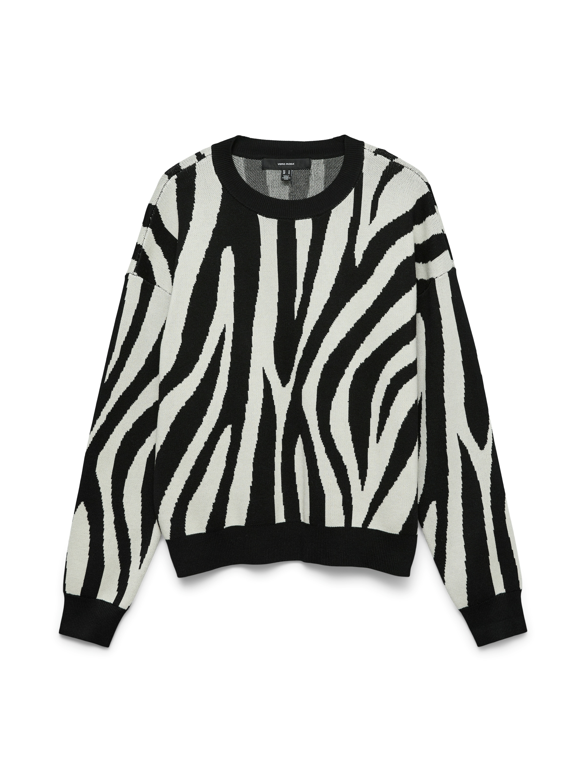Vero Moda Strickpullover »VMSILJEANIMAL LS O-NCK PULLOVER GA NOOS«