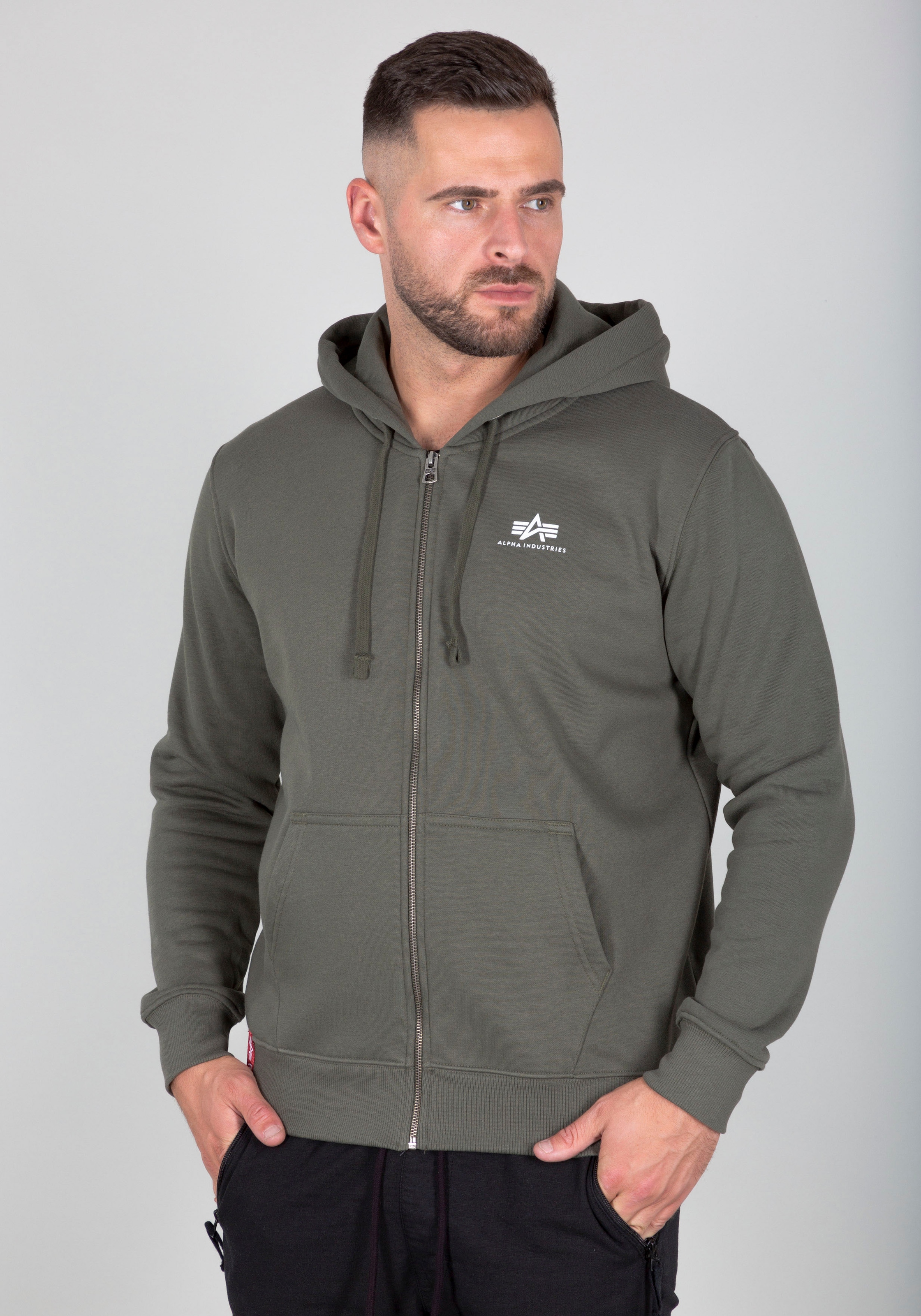 Alpha Industries Sweat à capuche »Basic Zip Hoody SL«