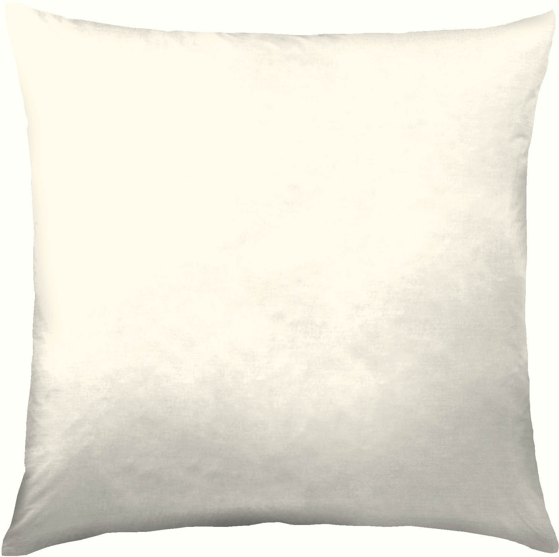 Kaeppel Housse de coussin »Uni Mako-Satin, 100% Baumwolle« Kissenhülle in vielen schönen Farbtönen mit Reissverschluss