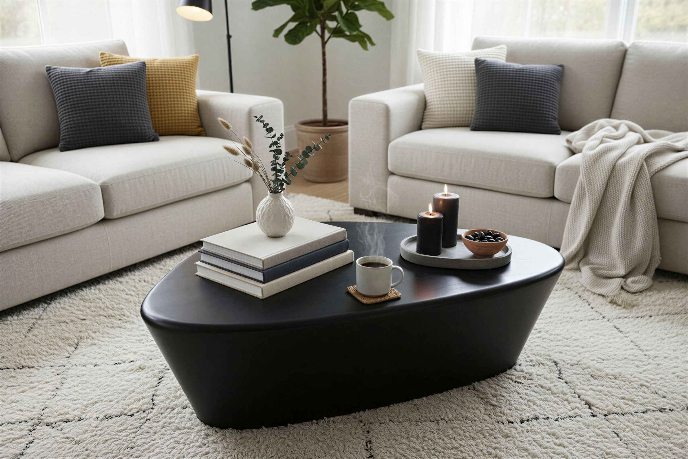 SIT Couchtisch »Venedig aus Mango massiv mit dreieckiger Tischplatte« 1 Stk. tlg. Geometrisches Design mit grosser dreieckiger Massivholzplatte