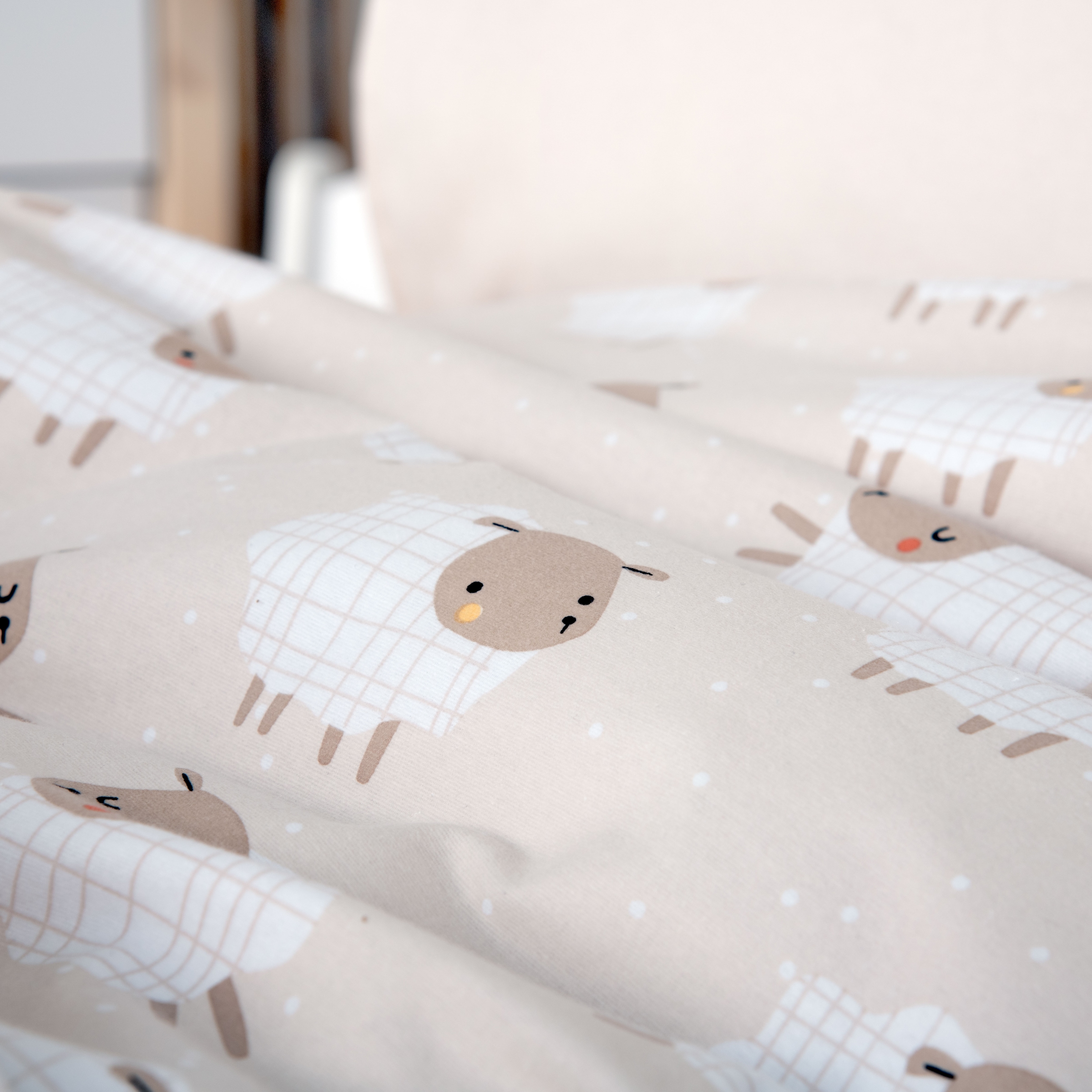 Baby Best Wendebettwäsche »babybest Schäfchen« 2 Stk. besonders kuschelig