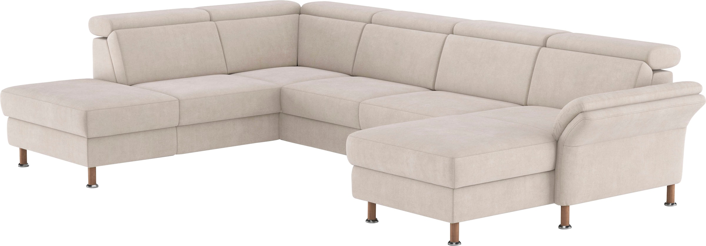 Home affaire Wohnlandschaft »Calypso U-Form« wahlweise mit motorischer Relaxfunktion