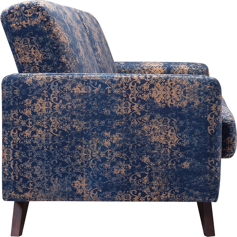 exxpo - sofa fashion Sessel »Side, bequemer Loungesessel mit extravagantem Bezug, Breite 82cm«