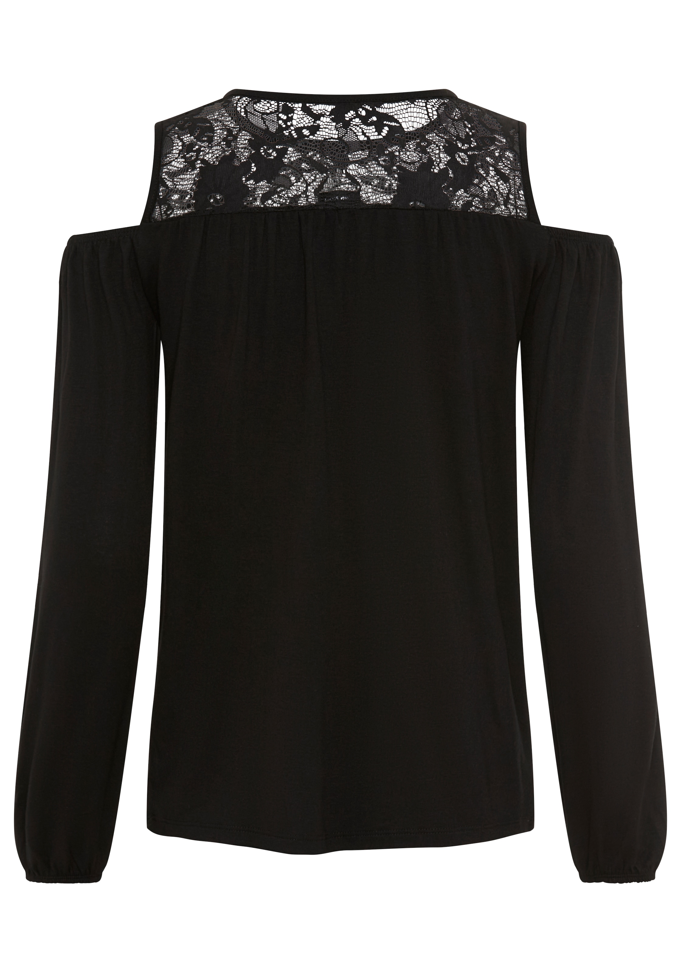 Laura Scott Langarmshirt lässig geschnitten, Langarm, femininer Stil