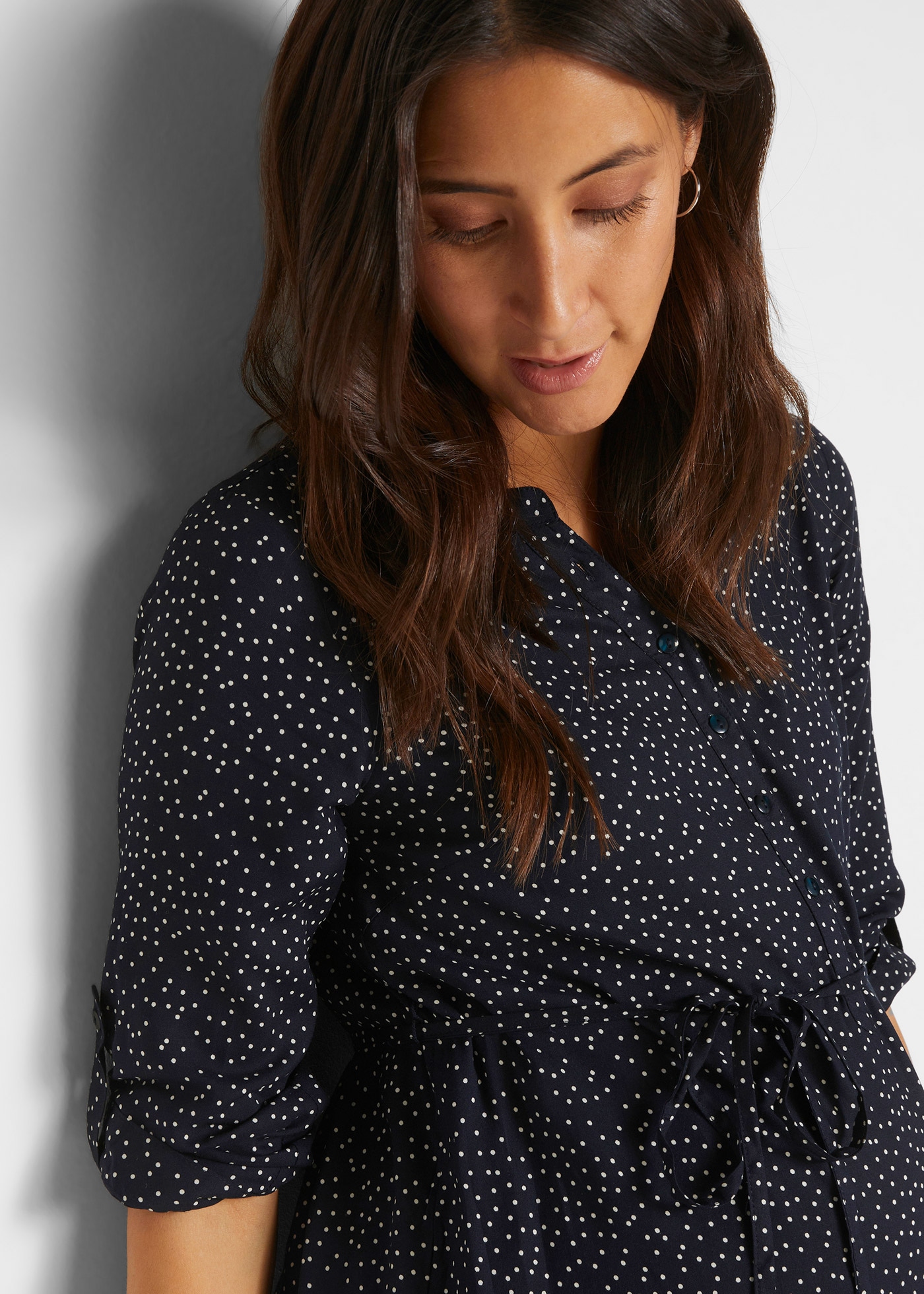 bonprix Umstandskleid 2-in-1 Umstands- und Stillblusenkleid aus fliessender Viskose