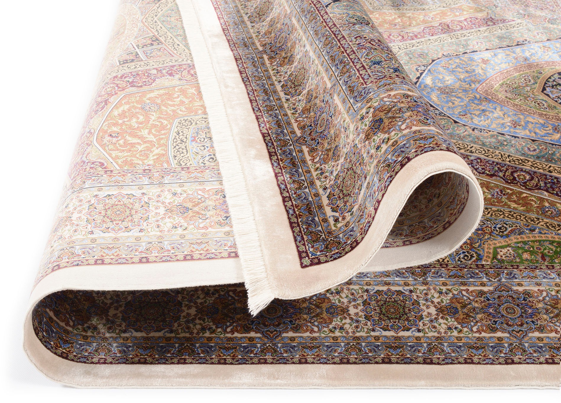 OCI DIE TEPPICHMARKE Tapis »SILK LINE SHAH ABBAS« Rectangulaire 5 mm Höhe Wohnzimmer