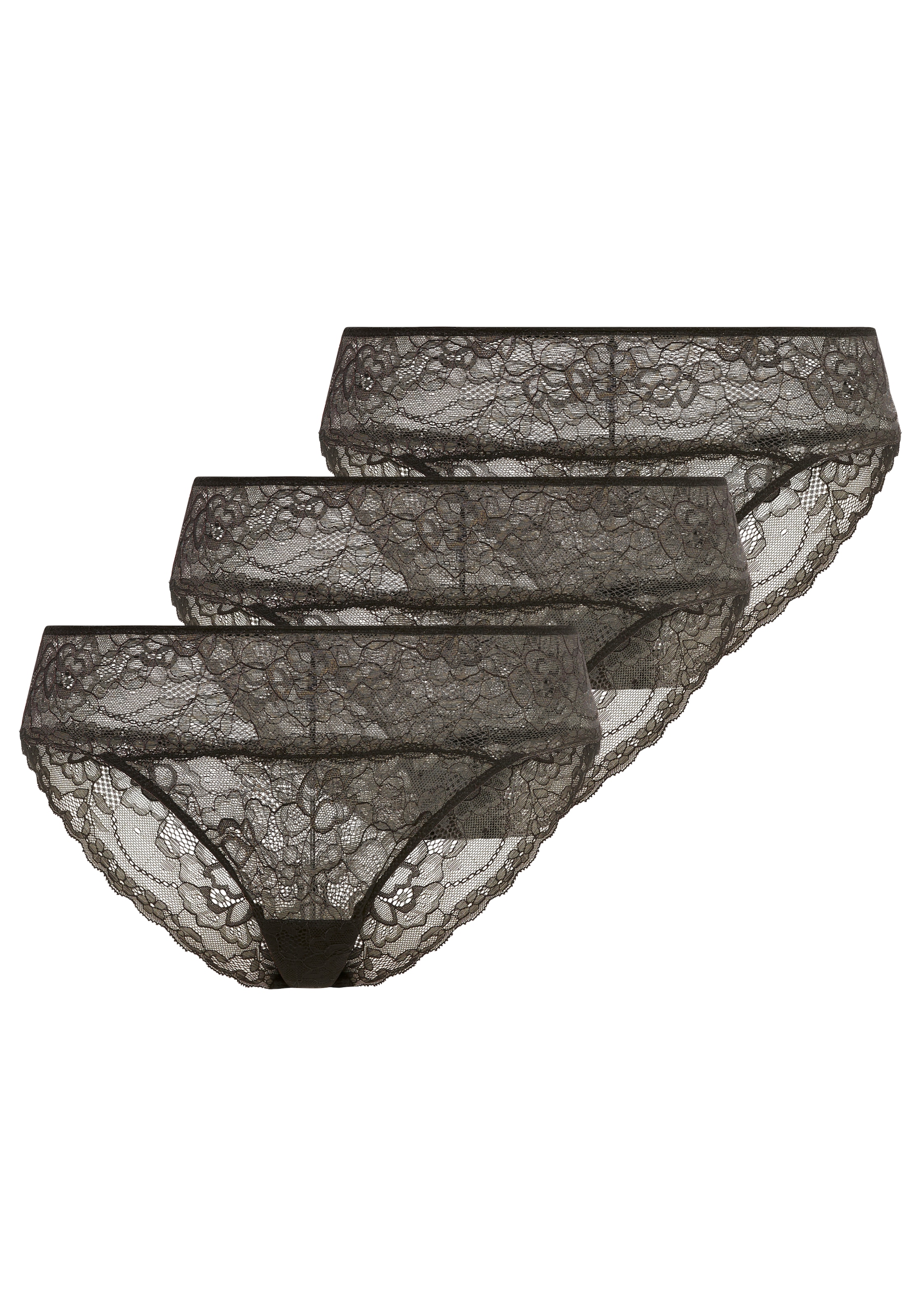 YSABEL MORA Midislip 3er Pack,  leicht, weich, zarte Spitze