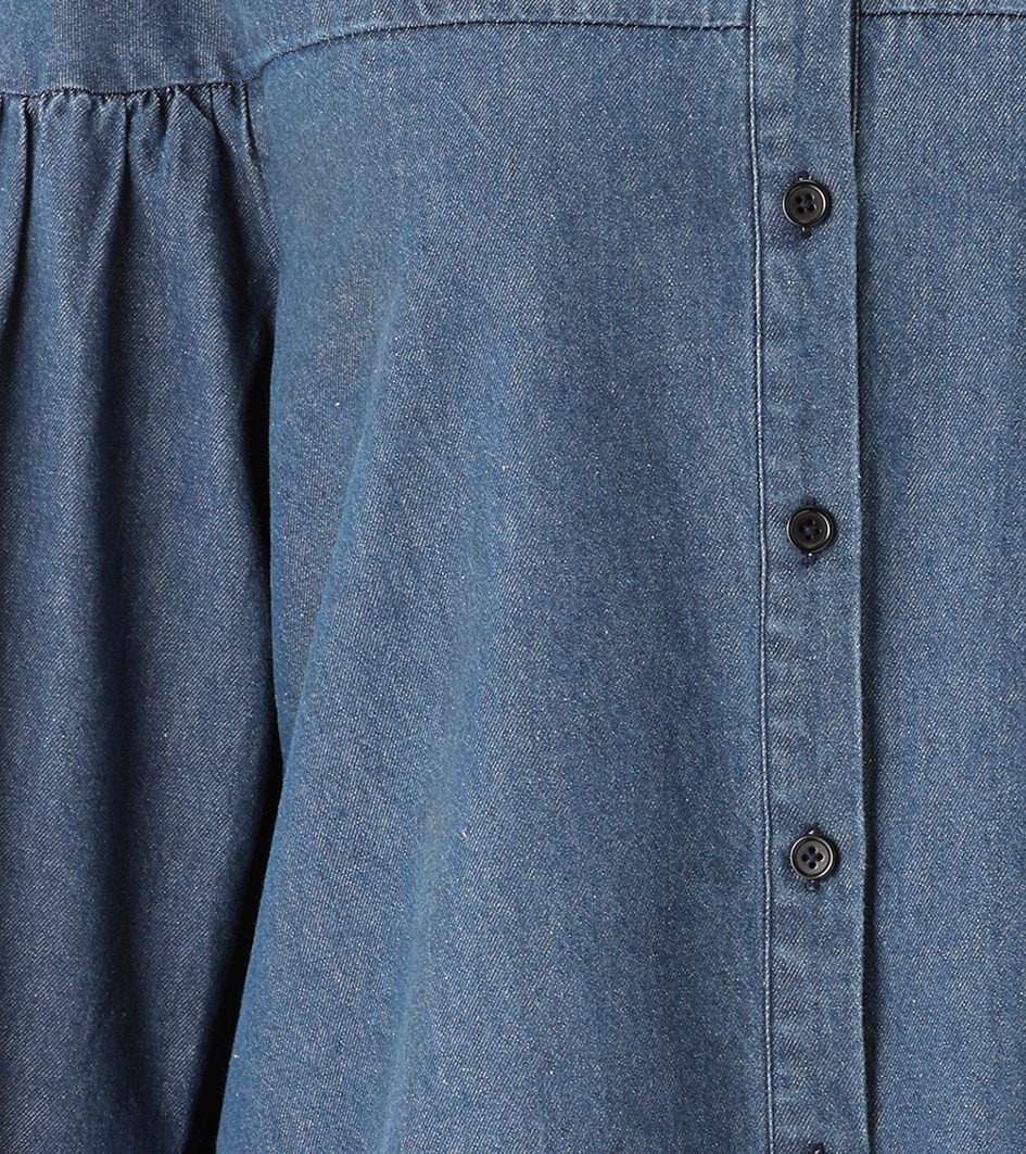 Aniston CASUAL Blouse en jean mit 3/4-langen Arm in weiter, topmodischer Form - NEUE KOLLEKTION