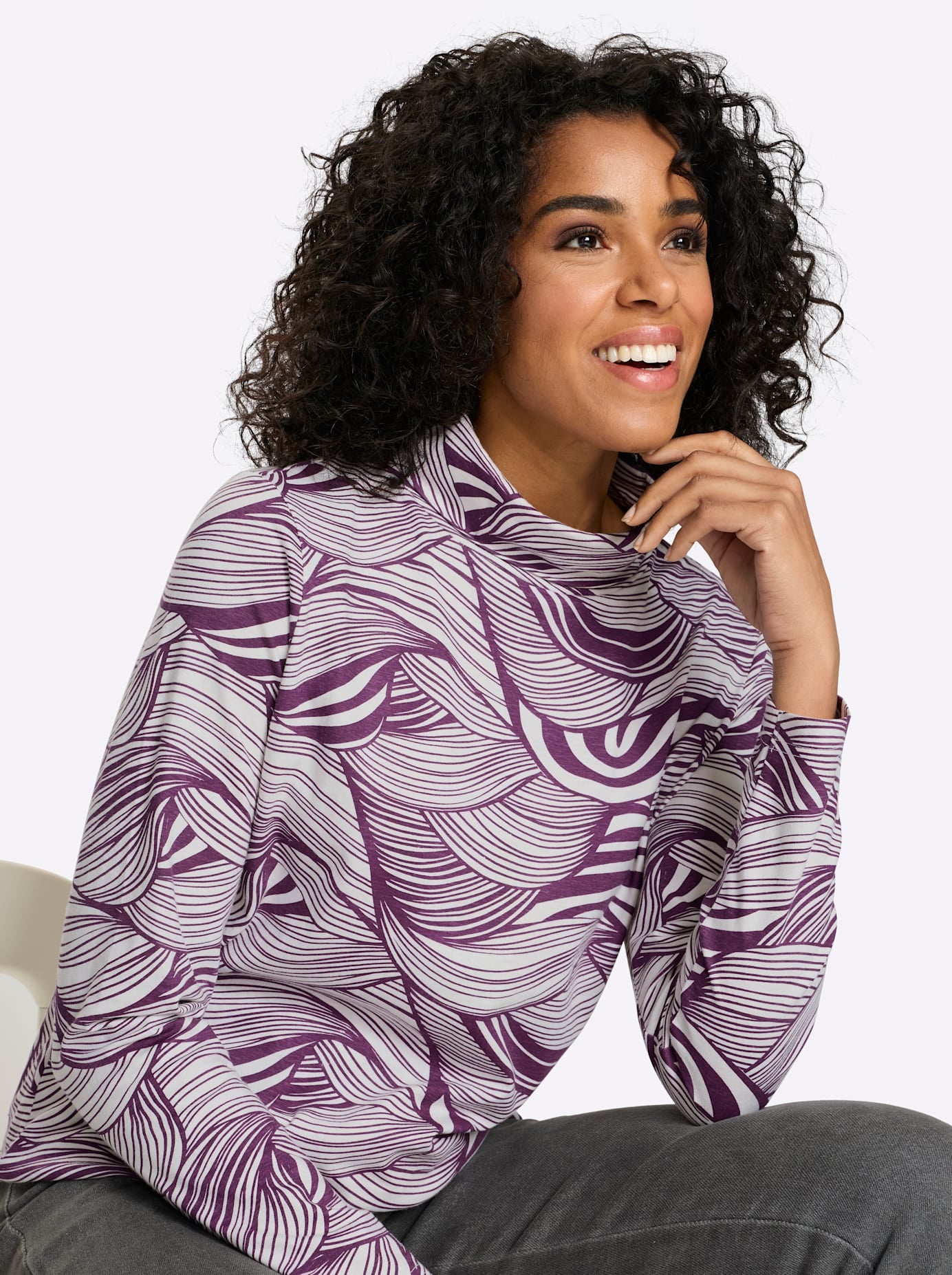   T-shirt à col roulé »Langarm-Shirt« 1