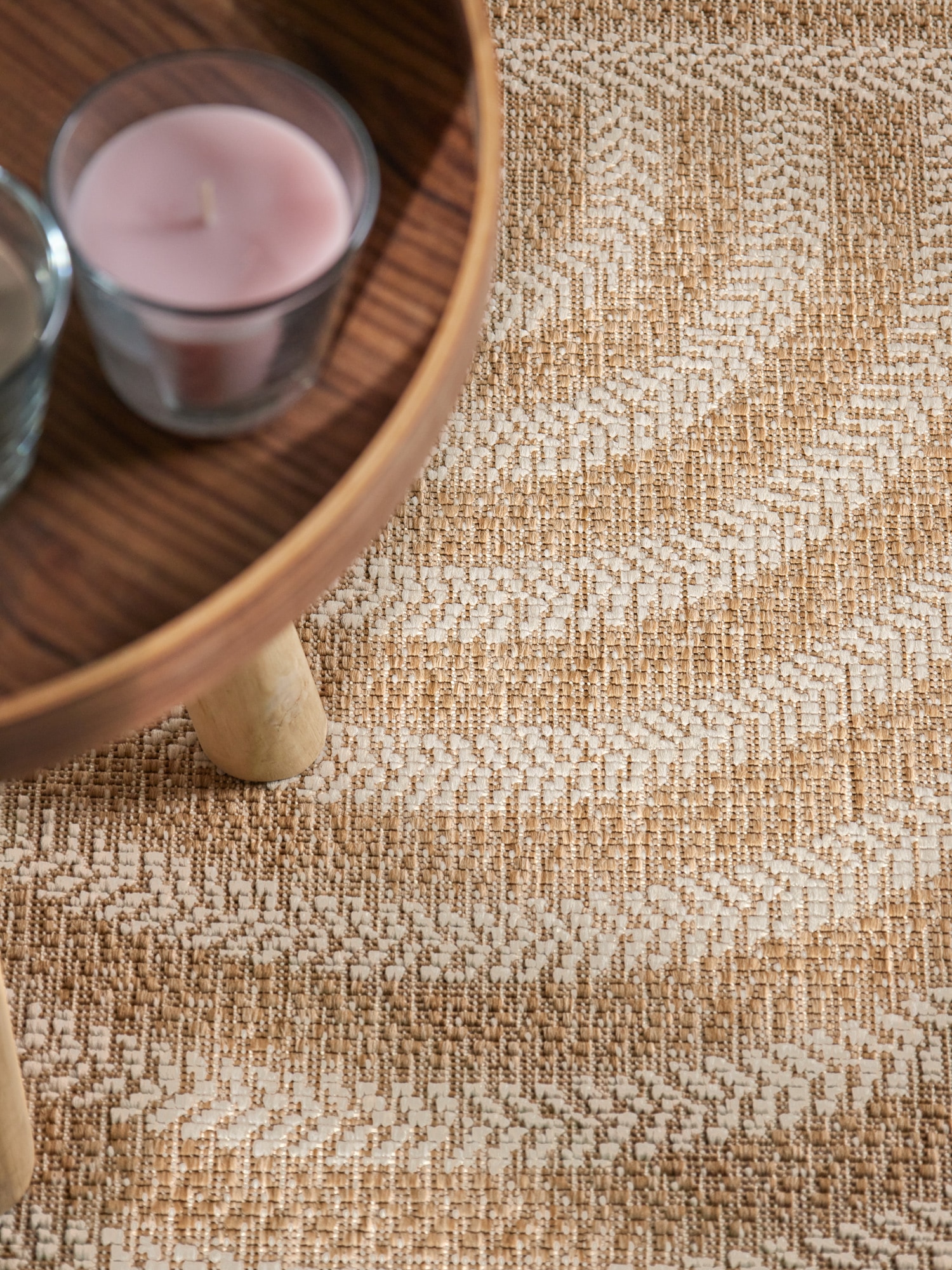 Ted Baker Teppich »Woodfield« oval 8 mm Höhe Designteppich, Wetterfest, Pflegeleicht, Modern, Wohnzimmer, Terrasse