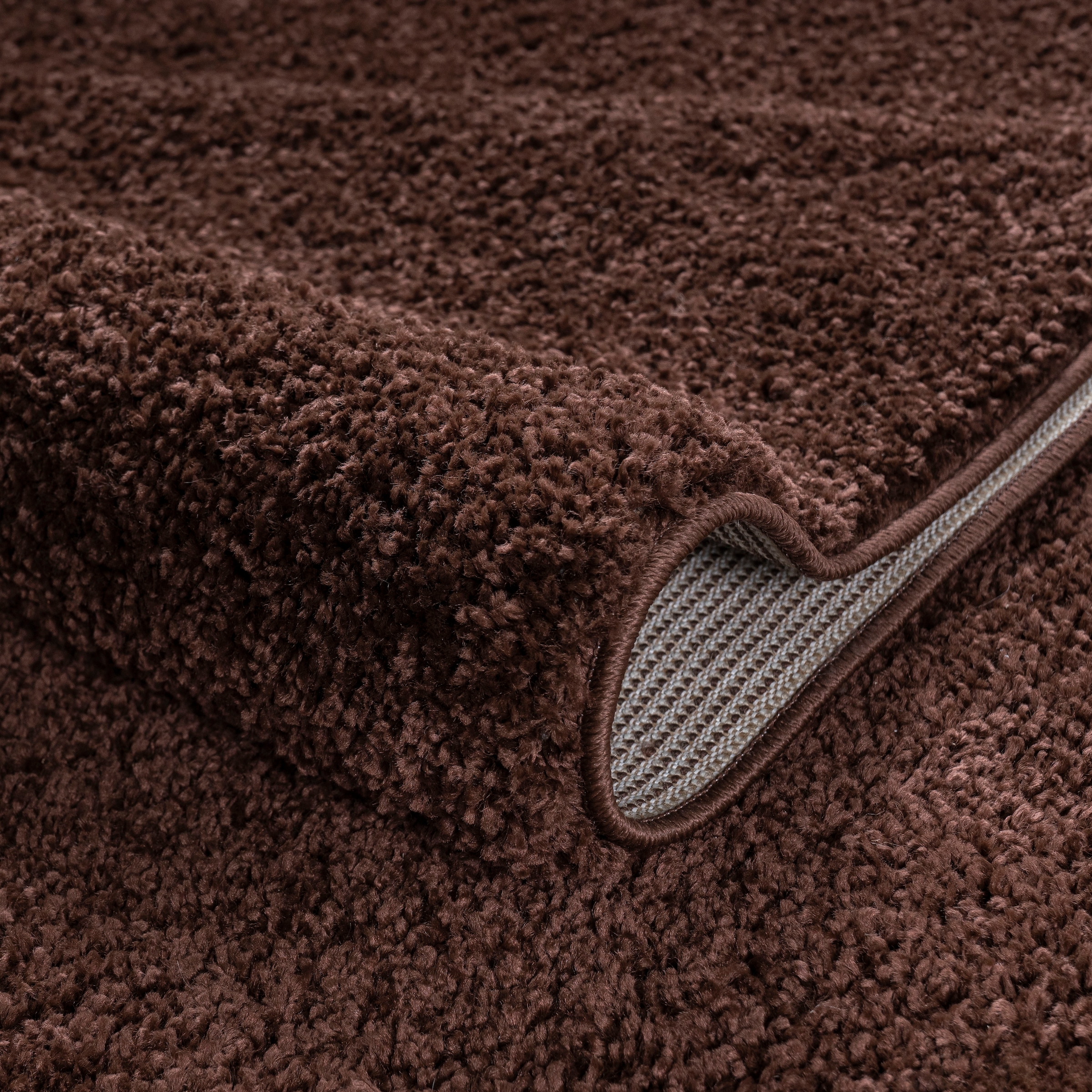 my home Läufer »Shaggy 30« rechteckig 30 mm Höhe Teppich-Läufer, Brücke, Uni-Farben, besonders weich und kuschelig