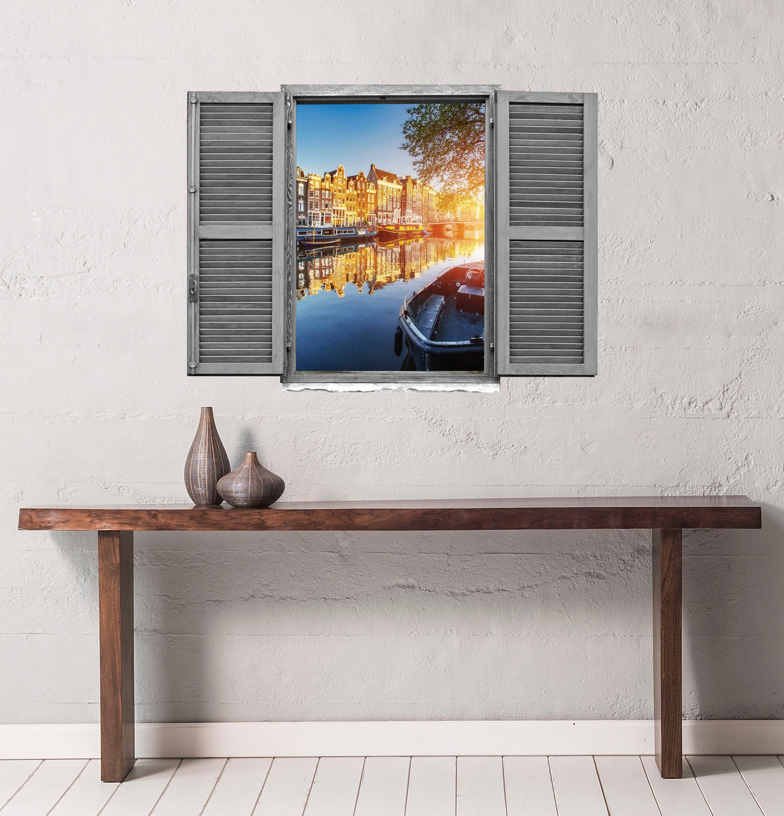 queence Wandtattoo »Holland« Wandsticker, Wandbild, selbstklebend, 3D, Fenster