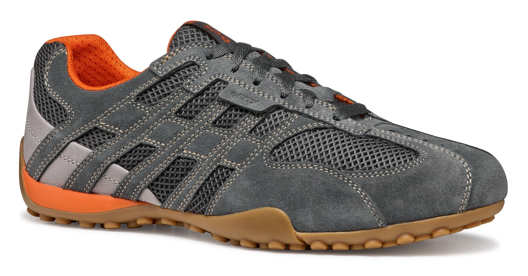 Geox Schnürschuh »U SNAKE ORIGINAL«  , Schnürschuh, Freizeitschuh, Trekking Sneaker mit Lederinnensohle